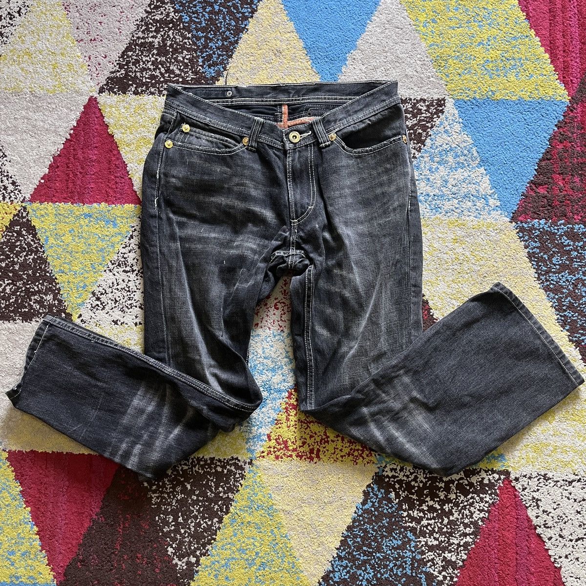 Vintage - Seditionaries Army Of No Jeans Trim Denim Black - 7