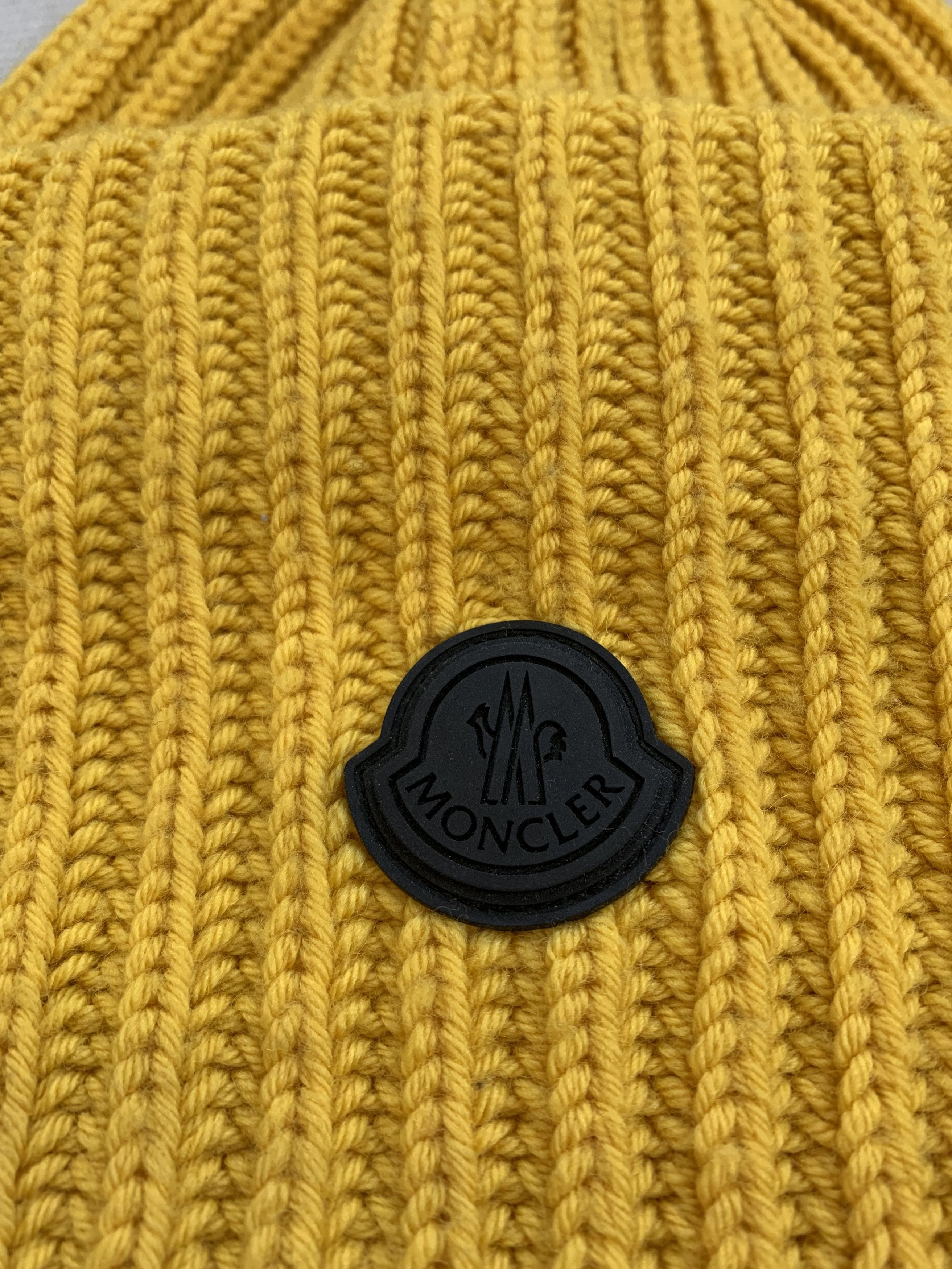 Moncler Oversized Logo Beanie Hat + Bag - 2