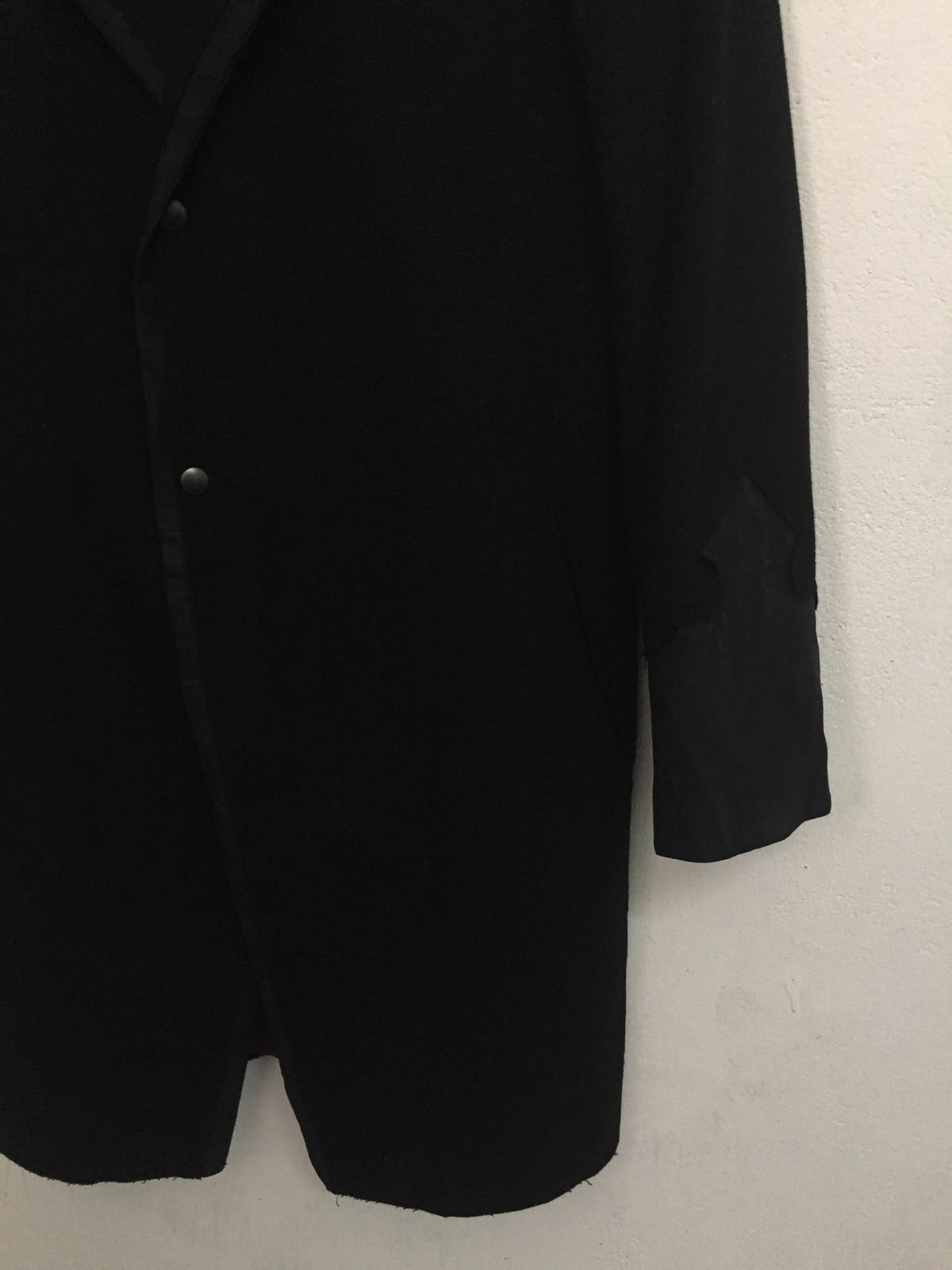 N.Hoolywood Turfting Stitch Double Collar Long Jacket Coat - 6