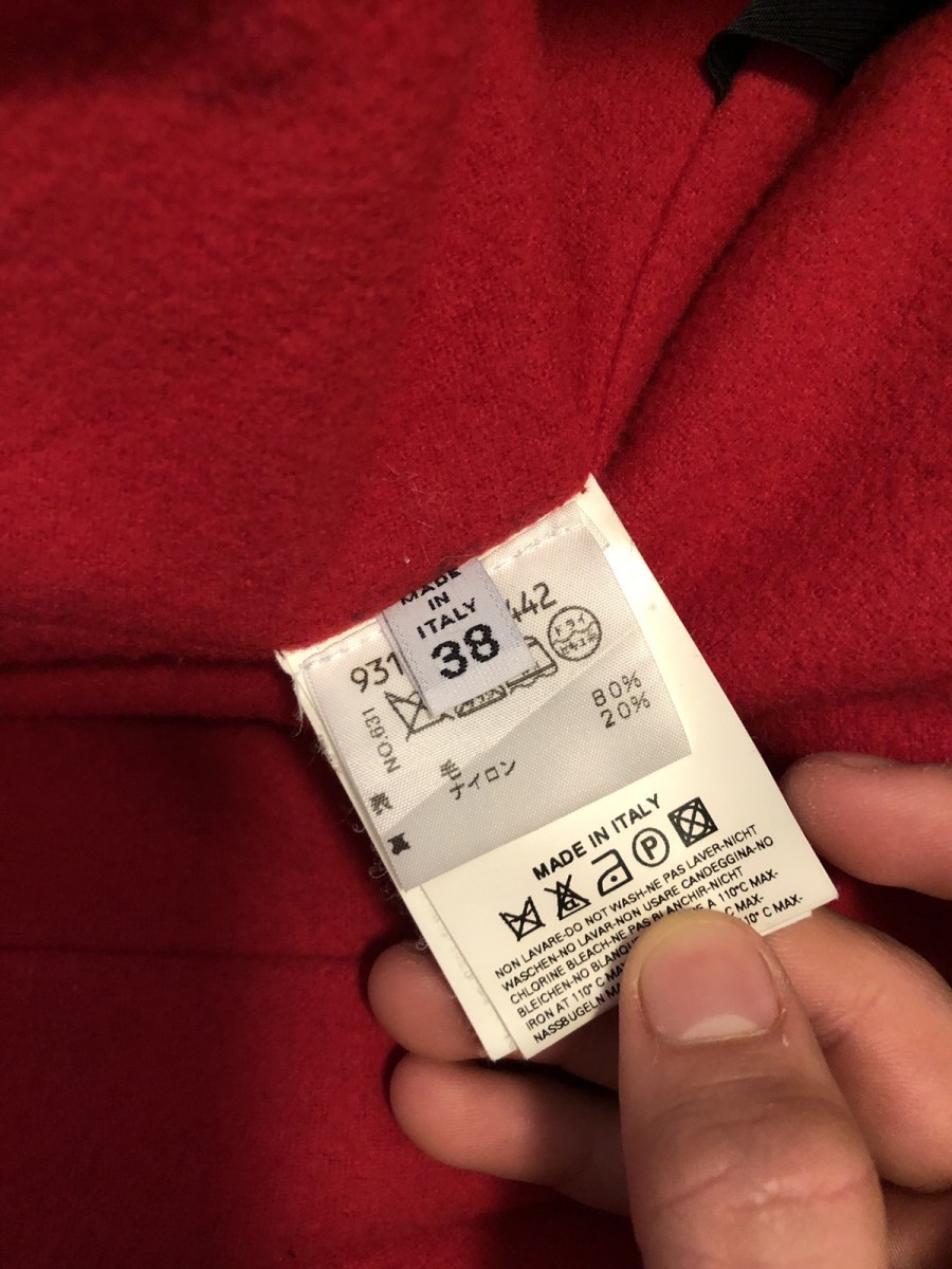 A/W 04 ARCHIVE WHITE LABEL Cut Collar Trench Coat Pea Coat - 14
