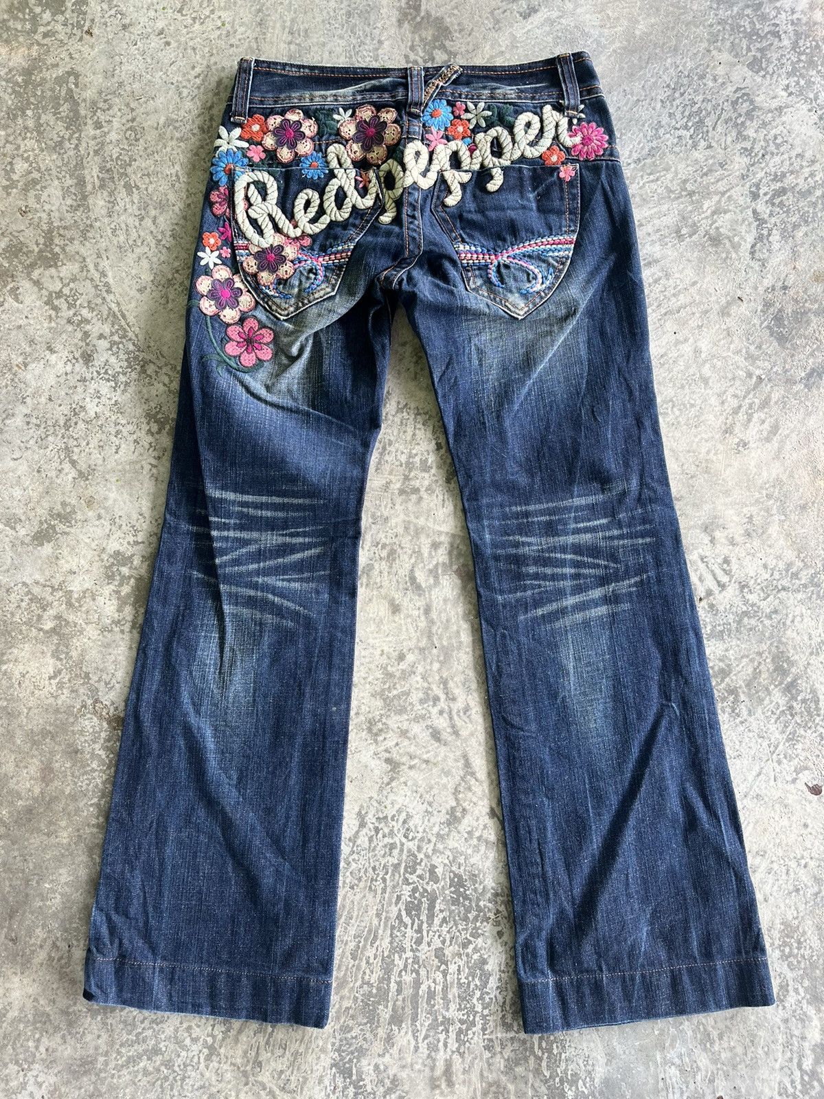 Vintage - 💥Flare Red Pepper Denim - 2