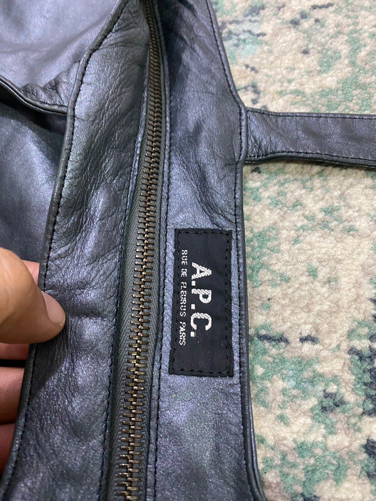 A.P.C Genuine Leather Hand Bag - 7