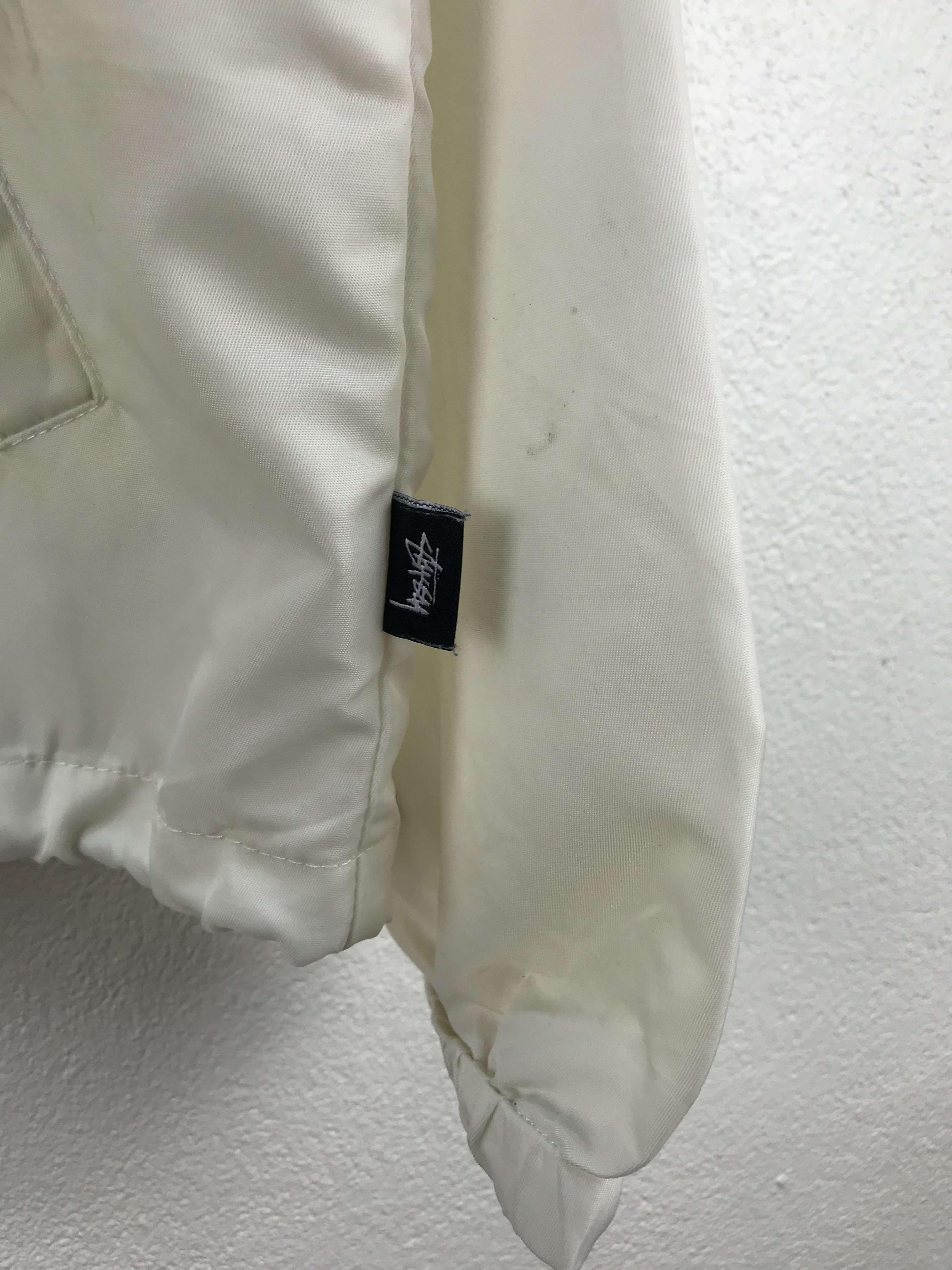 Stussy Club White Windbreaker Jacket - 9
