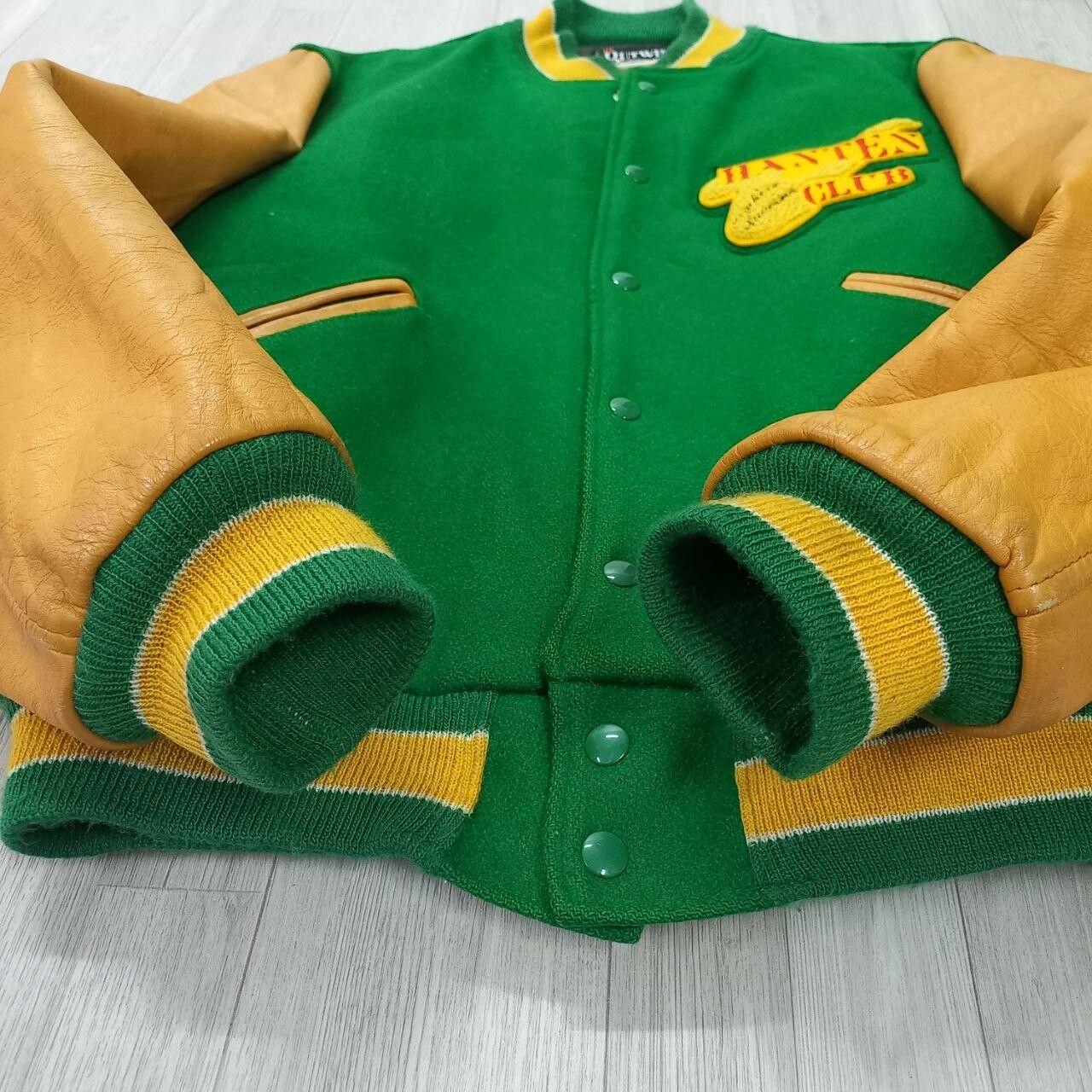 Union Made - HANTEN CLUB 1984 by BUTWIN USA Wool Leather Varsity Jacket - 13