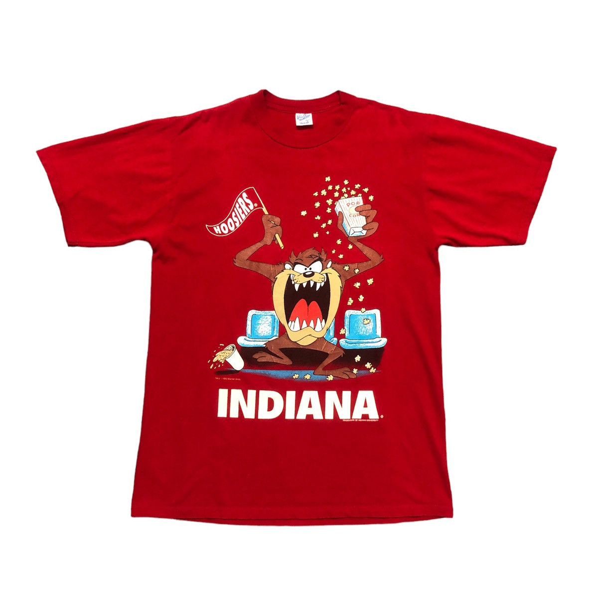 Velva Sheen - Vintage Indiana University Hoosiers x Tazmania Tshirt - 1