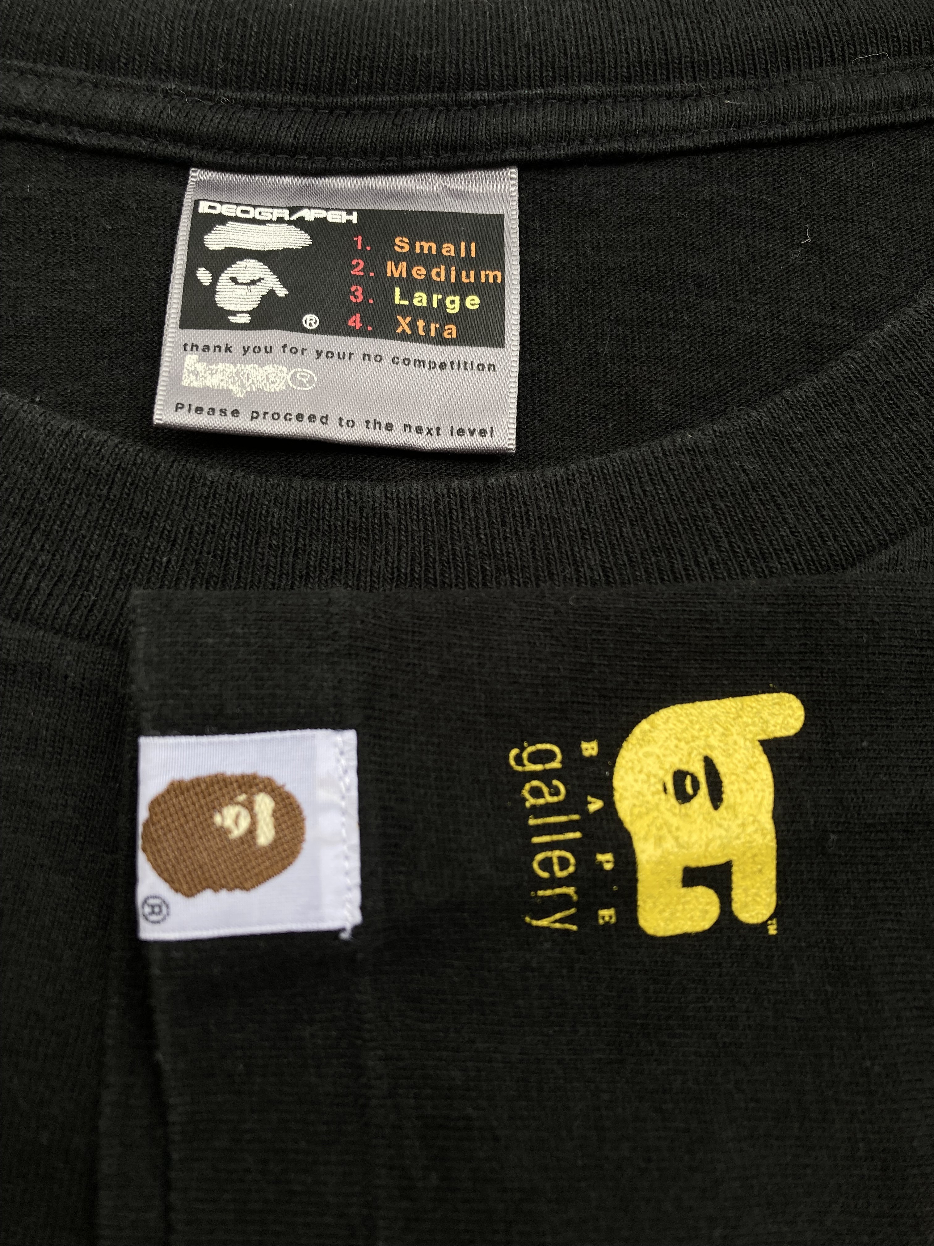 Vintage 2003 Bape Gallery x Futura Gun Man Tee - 12
