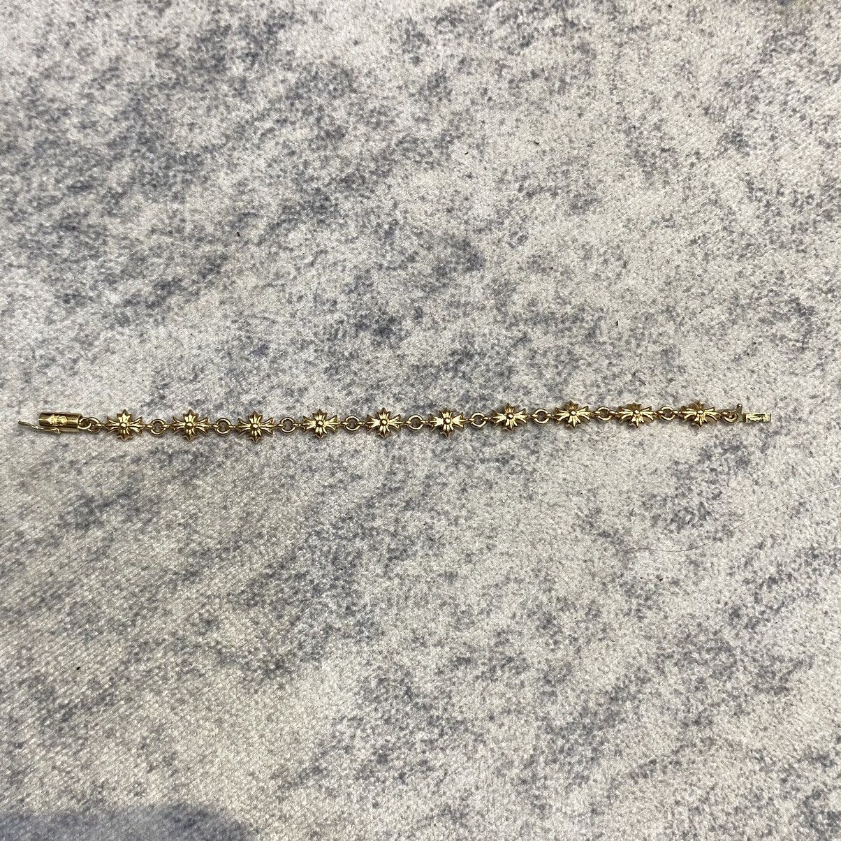 CHROME HEARTS Tiny E 22K Gold Bracelet - 6