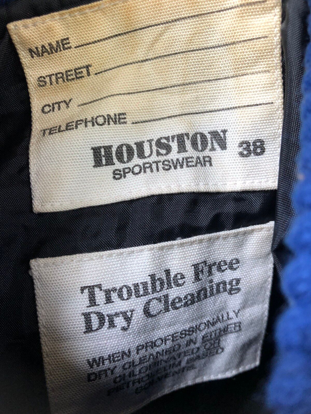 Vintage - Houston Sportwear La Shon Wool Varsity Jacket - 11