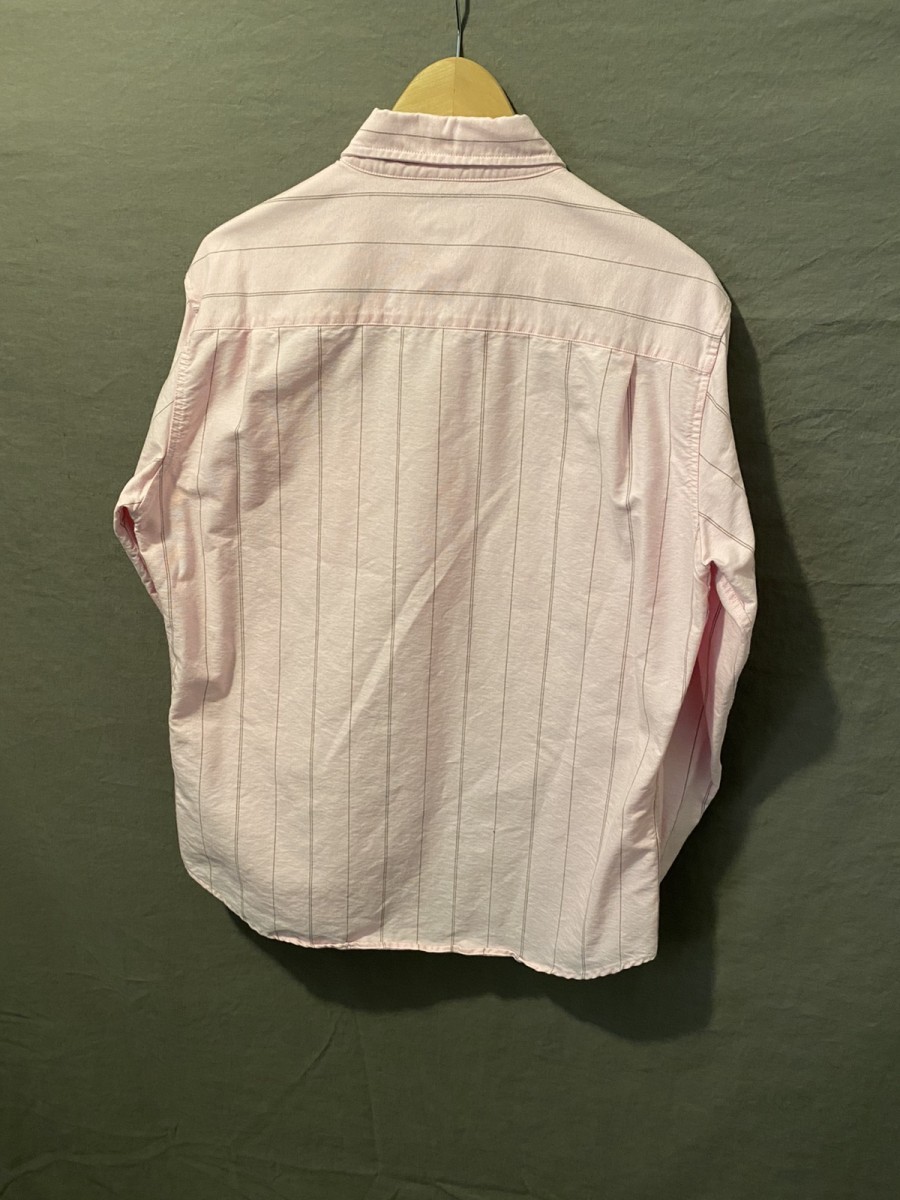 Pink Rayon Button Up Longsleeve Shirt - 5