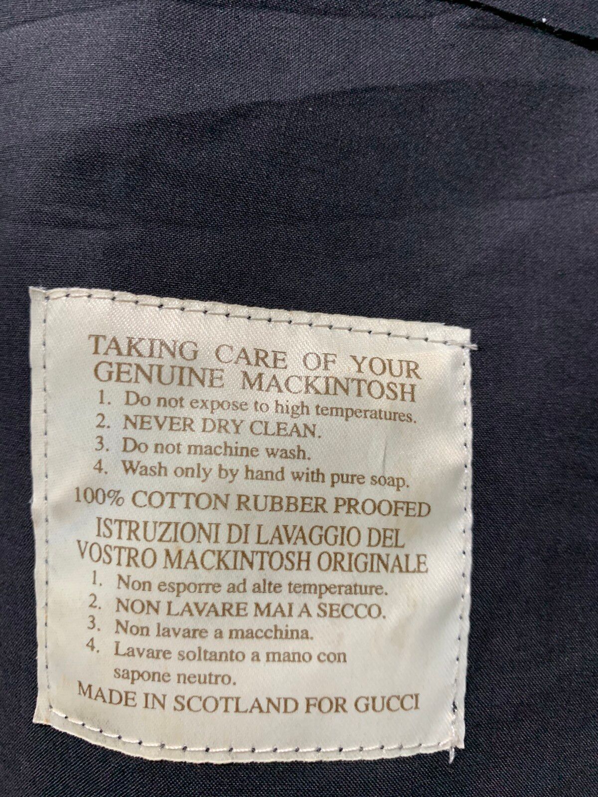 🔥GUCCI X MACKINTOSH WATERPROOF JACKETS WITH LEATHER PARTS - 12