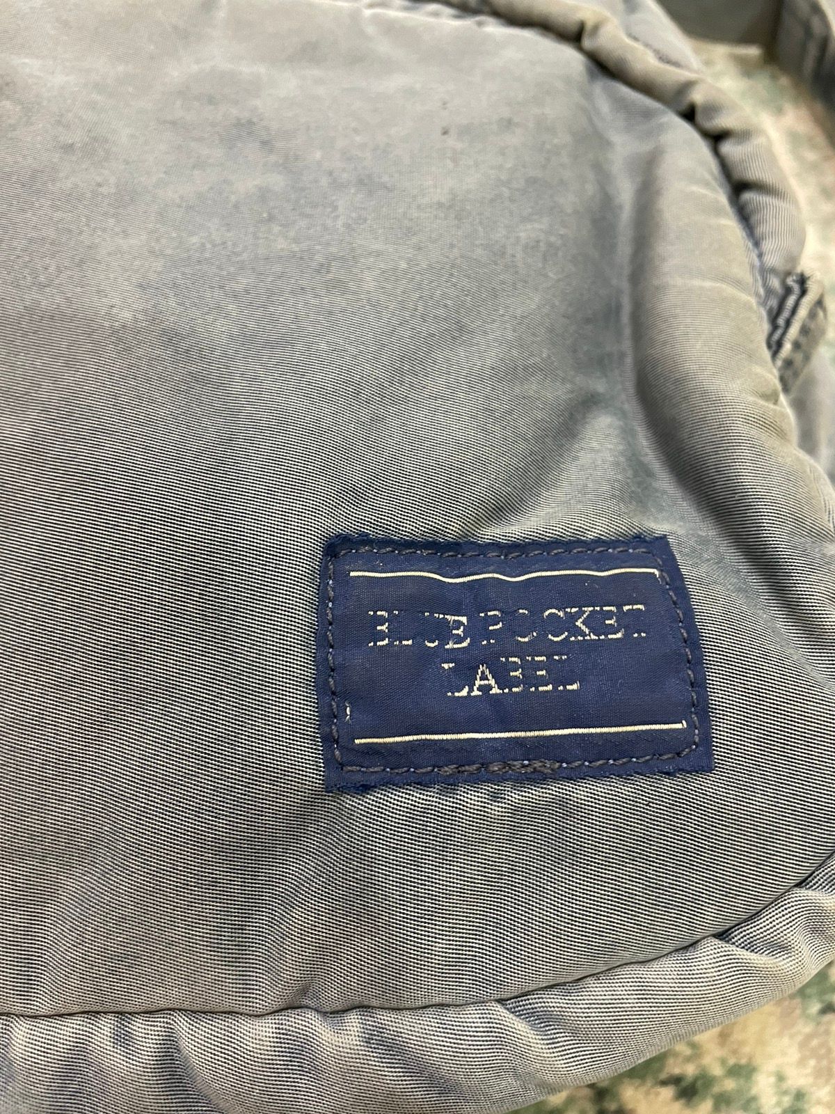 Porter Blue Pocket Label Luggage Label Nylon Paded Bag Pack - 7