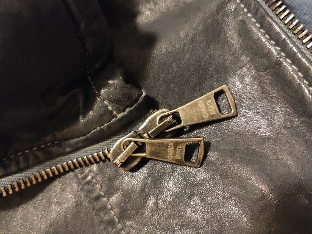 Giorgio Brato - Washed leather biker jacket.Like GUIDI or Julius - 8