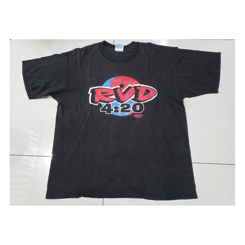 Vintage 90s ECW Rob Van Dam RVD 4:20 T-Shirt Wrestling - 1