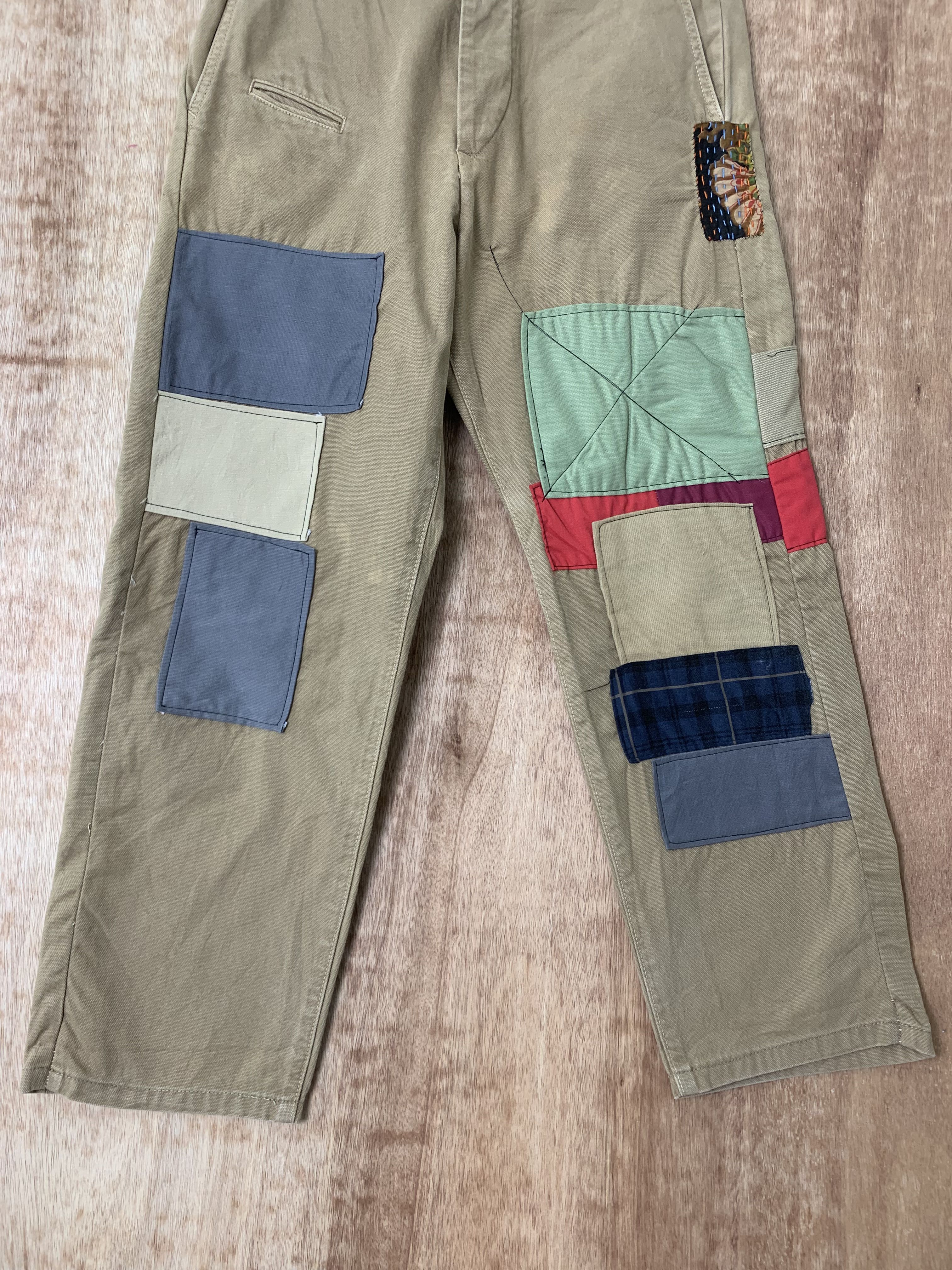 Japanese Branded Pants Reconstructed Kapital Sashiko Custom - 4