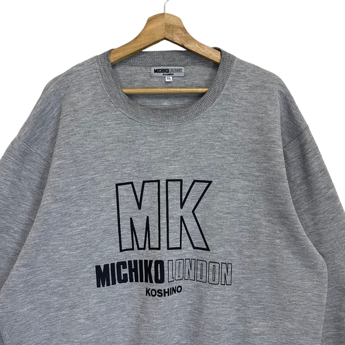 Michiko Koshino - Vintage 90s Michiko London Big Logo Crewneck Sweatshirt - 4
