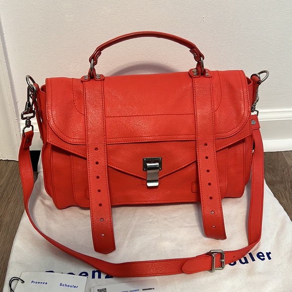 Proenza Schouler PS1 Medium Lambskin Leather Satchel - 2