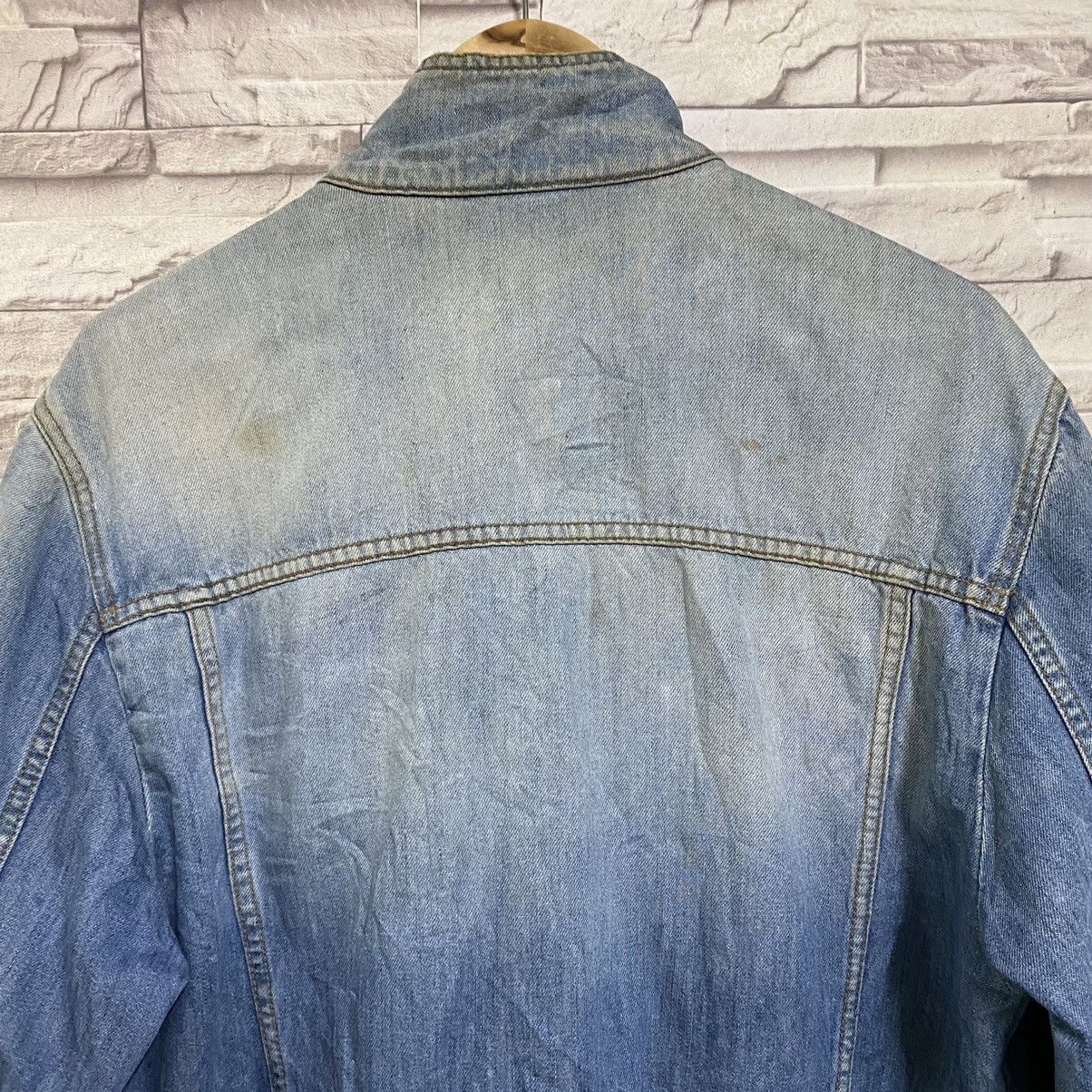 Vintage Dolce&Gabbana Denim Jacket Double Zipper Mudwash - 12