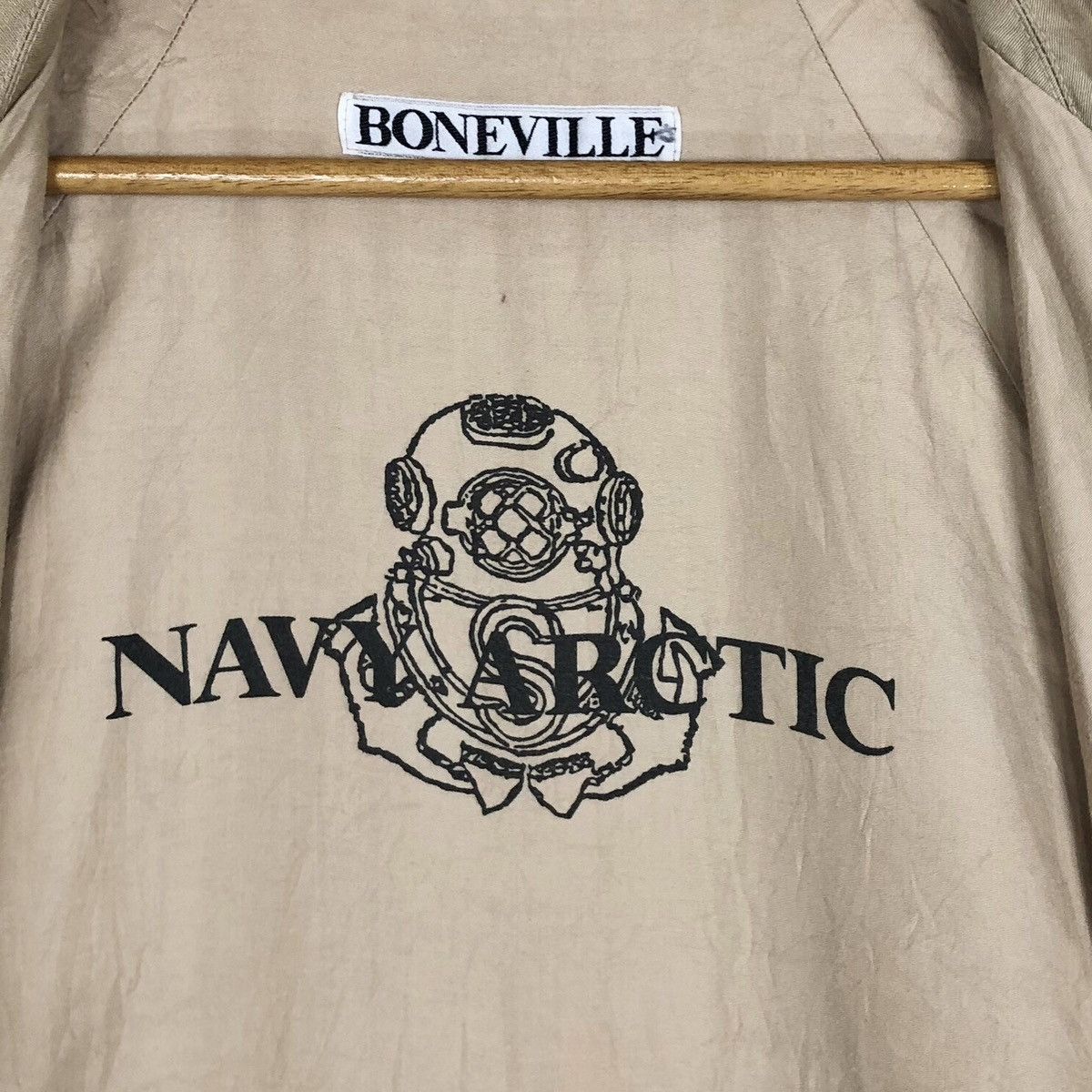 Vintage Boneville Navy Arctic Car Coat Trench Coat - 14