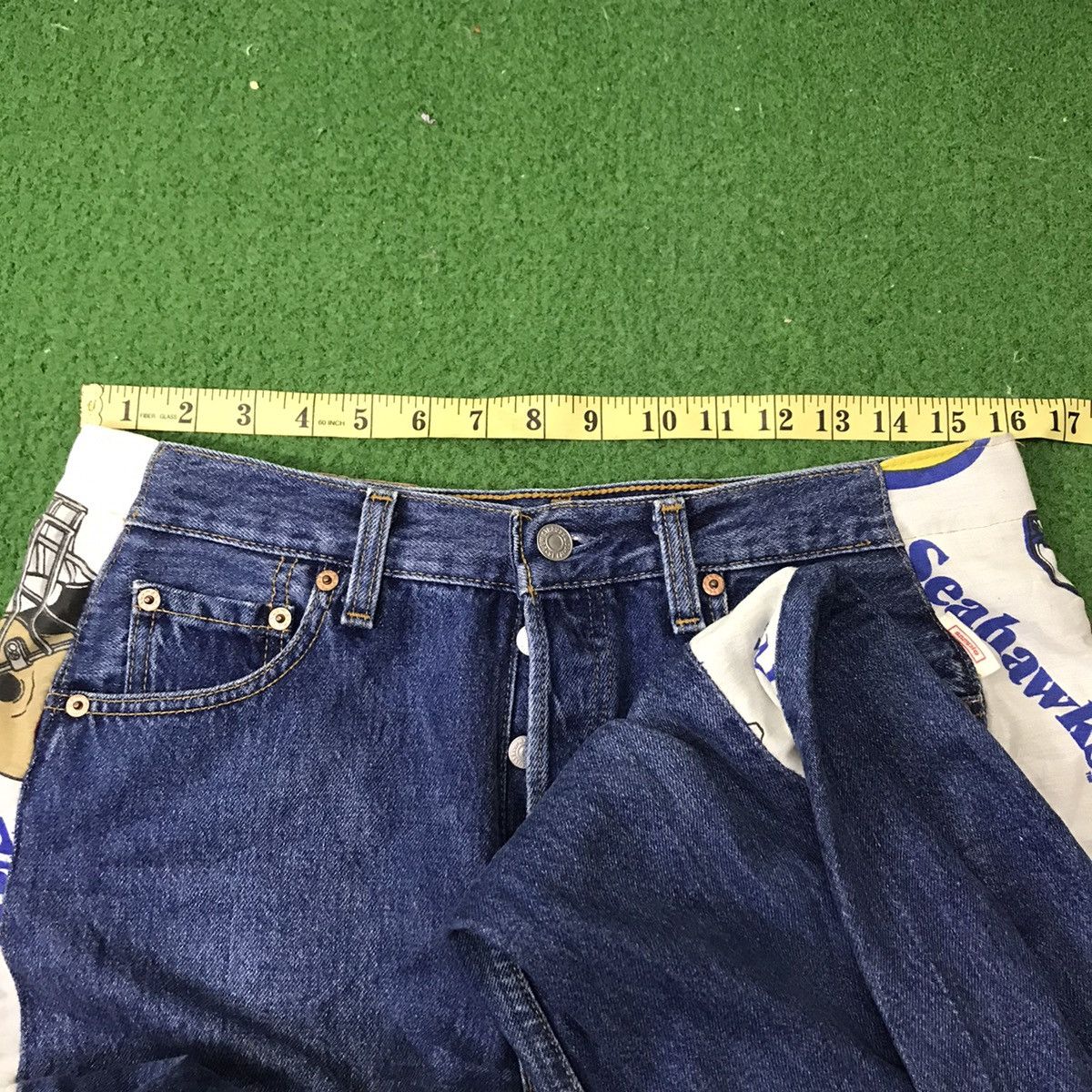 SAMPLE Vintage Levis 501 Needles Rebuild Jeans - 22