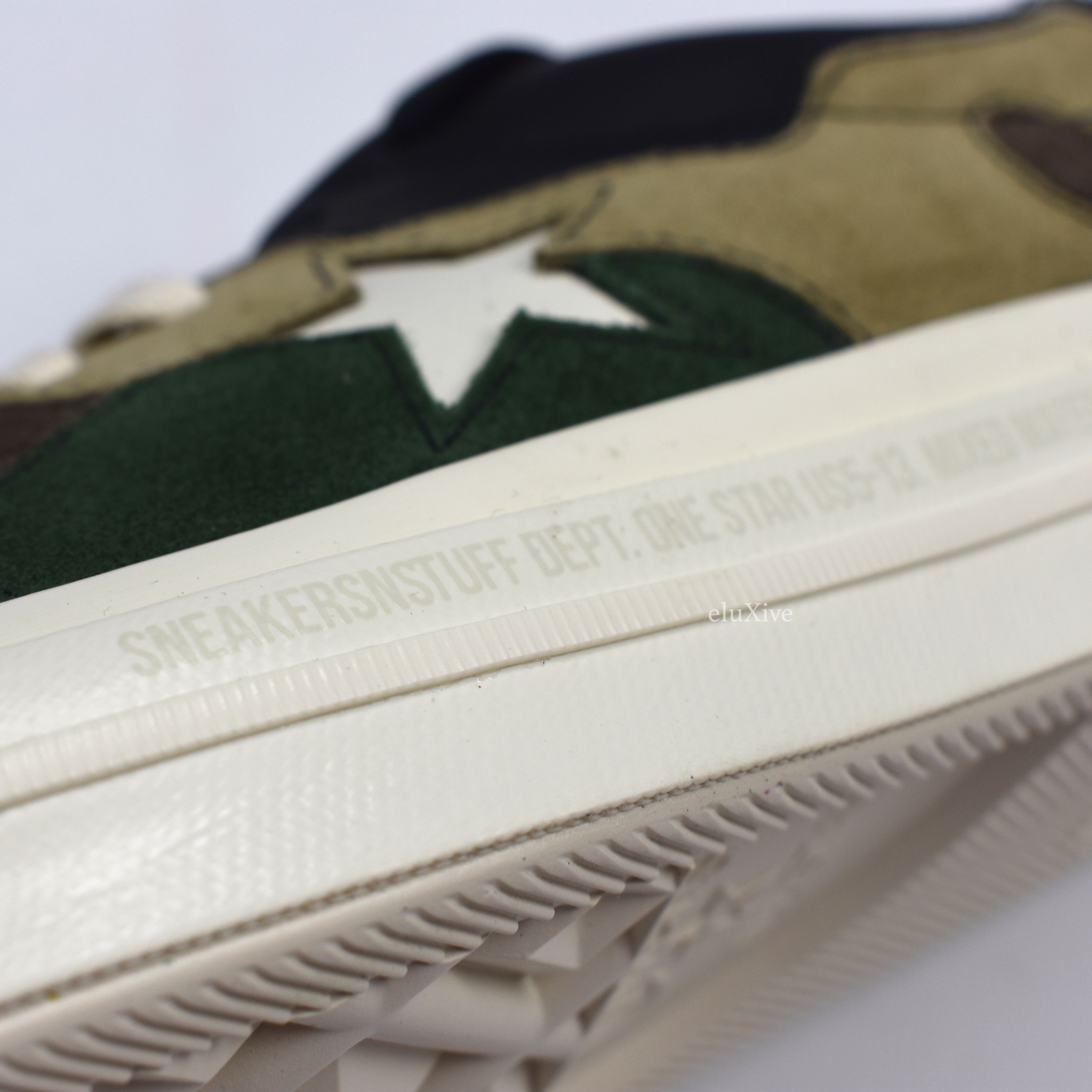 SNS Camo Patchwork One Star Sneakers DS - 11