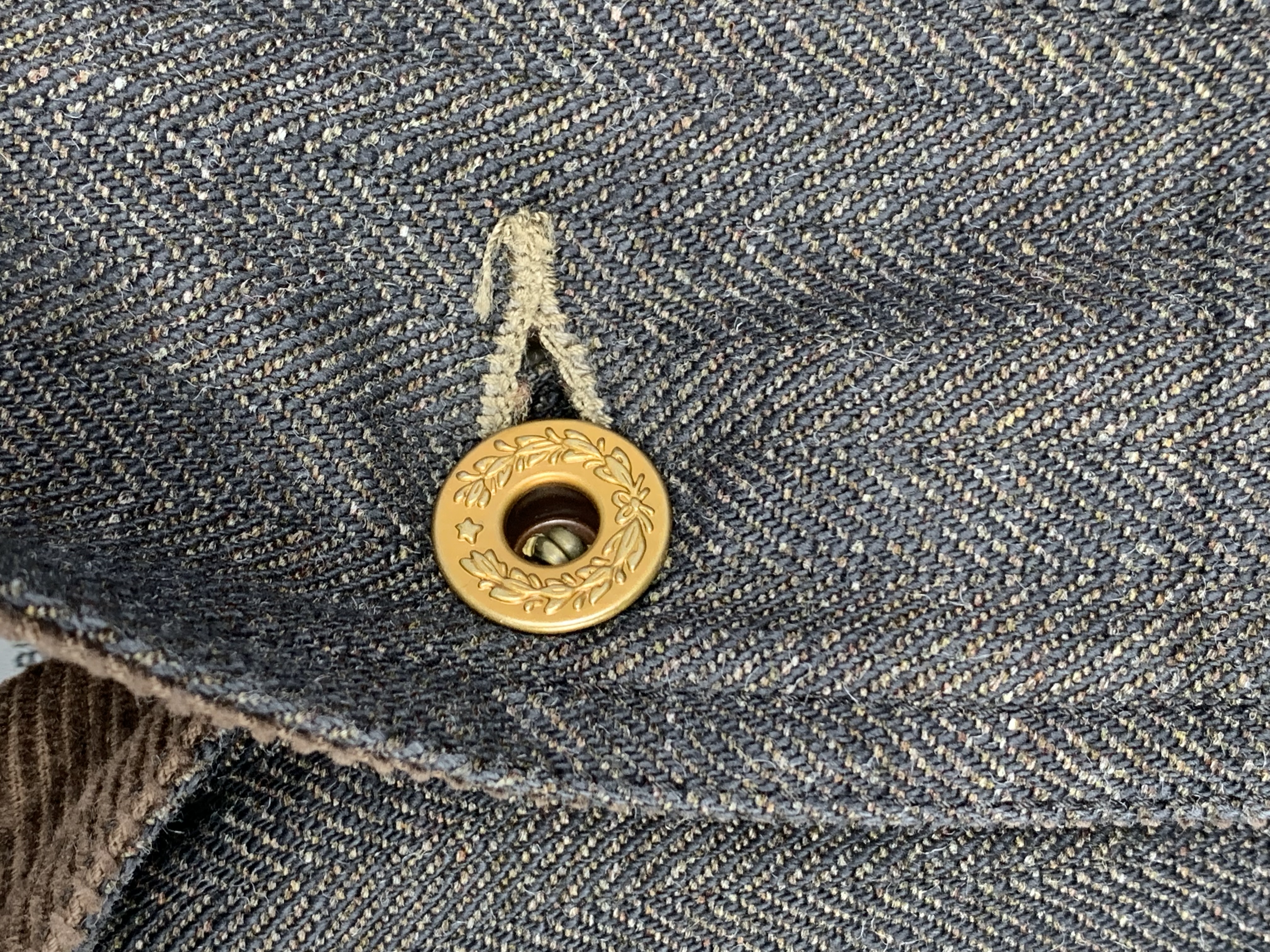 Vintage - Vintage 80s Japanese Brand Denim Jacket Leather Pocket - 9