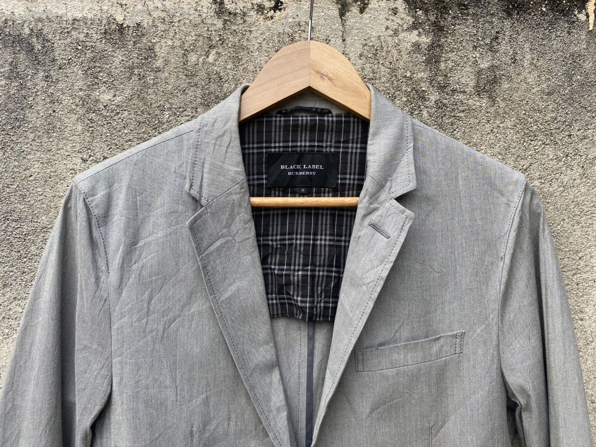 Burberry Black Label Grey Men Coat Made Japan - 4