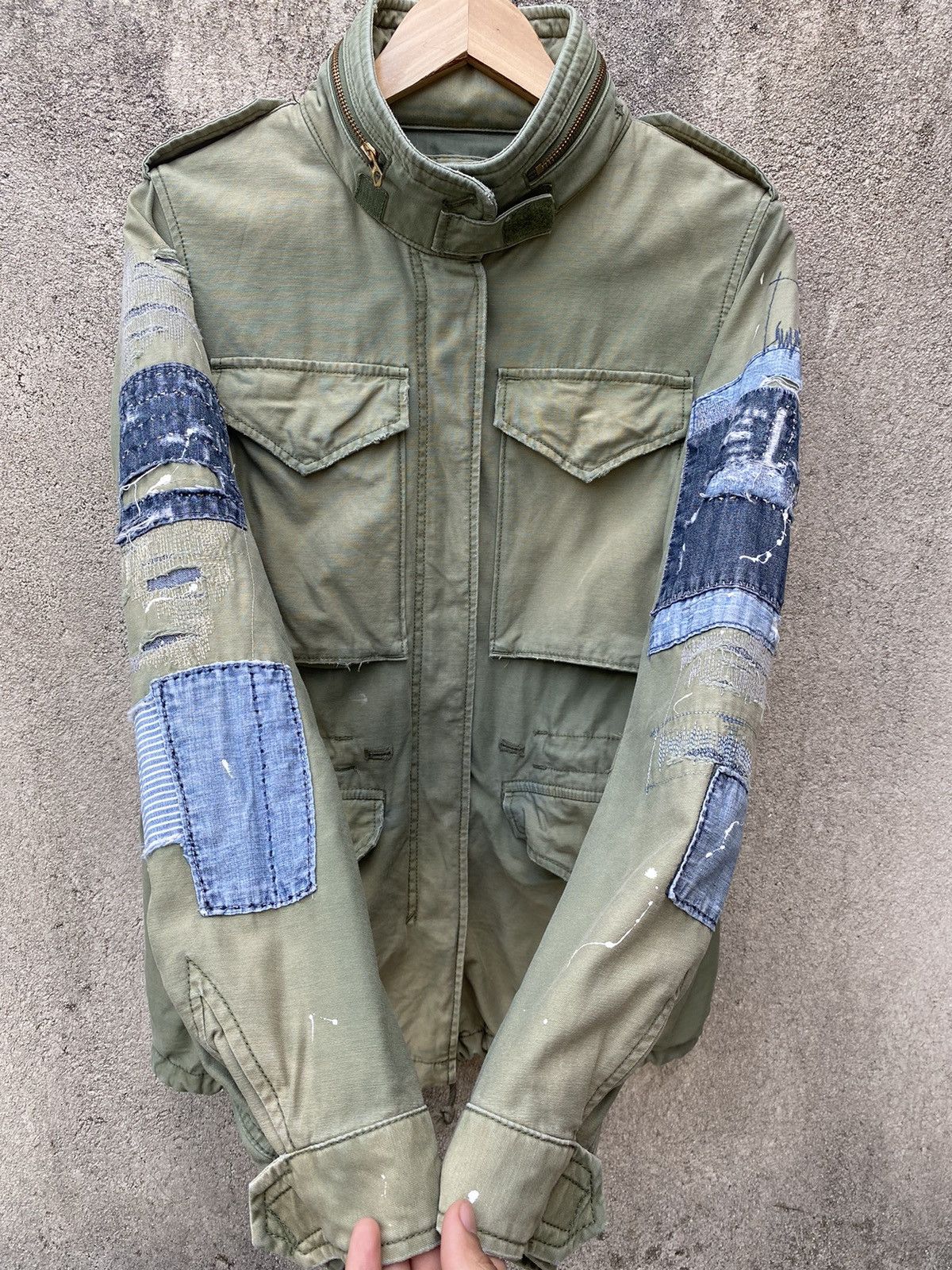 🔥 Polo Ralph Lauren Denim & Supply M65 Patchwork Jacket - 4