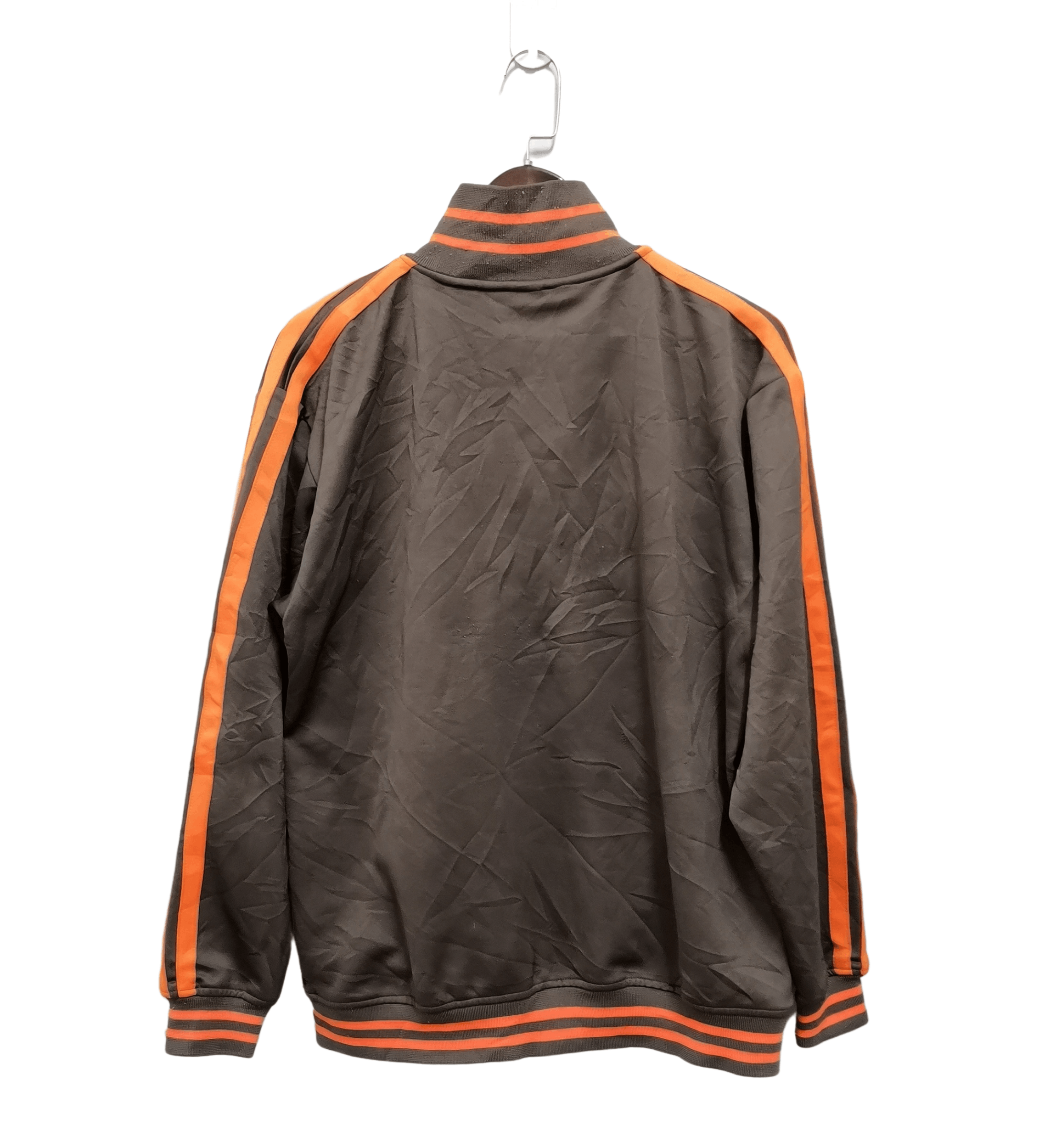 Vintage Vans Skateboard Brown Orange Zipper Jacket - 2