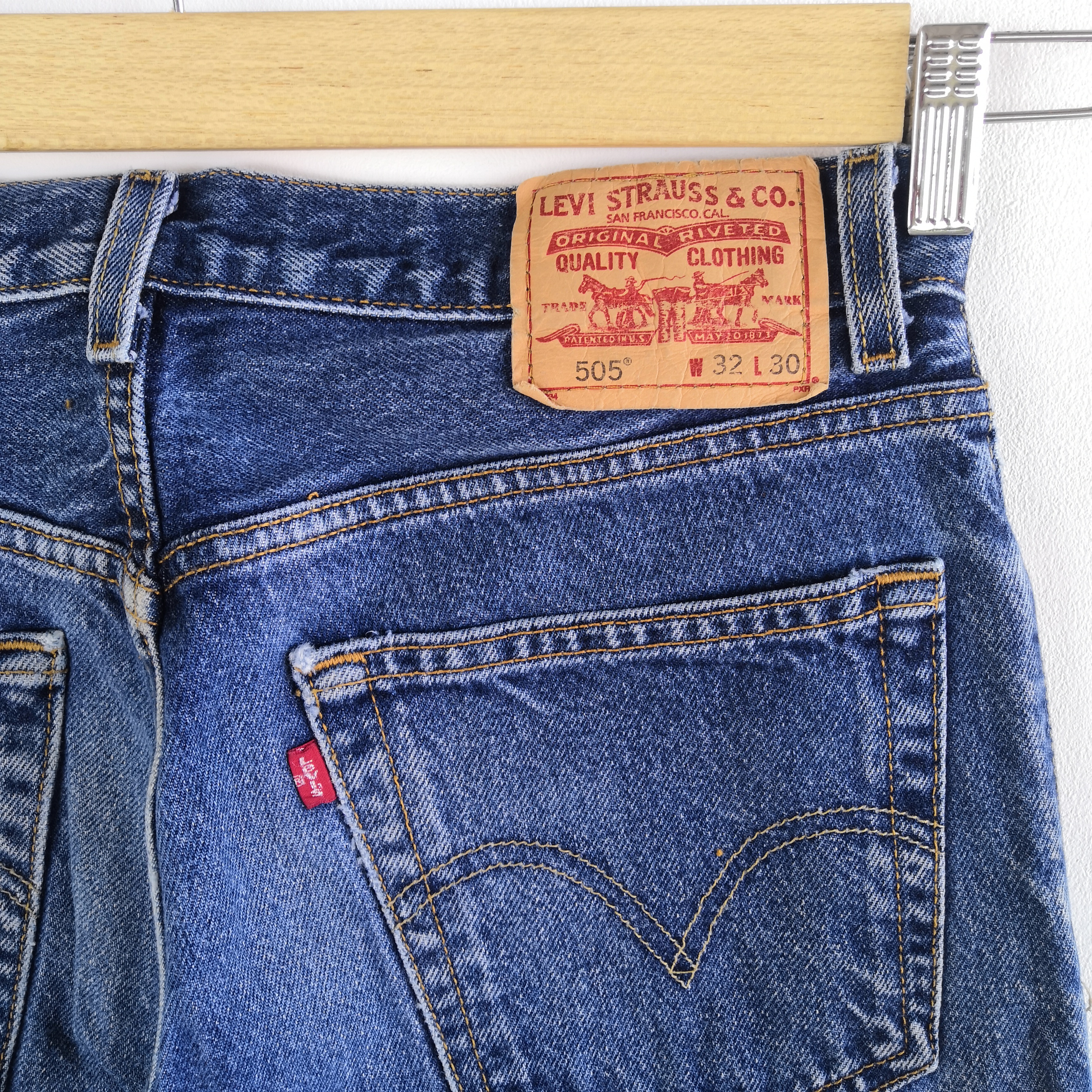 Vintage - Vintage Levis Jeans Released Hem Levis 505 Denim Pants - 8