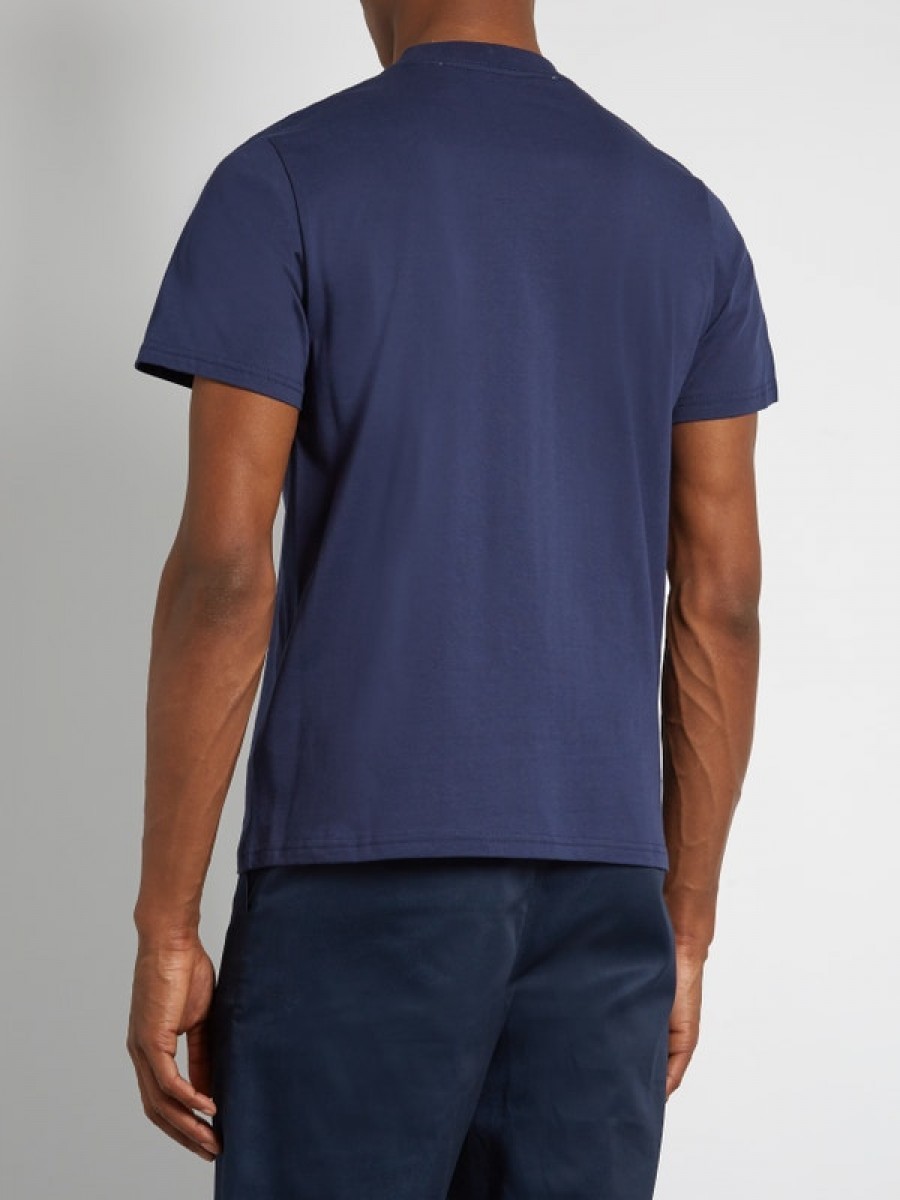 Martine Rose - Logo Classic T-Shirt Navy Blue Size S / M - 4