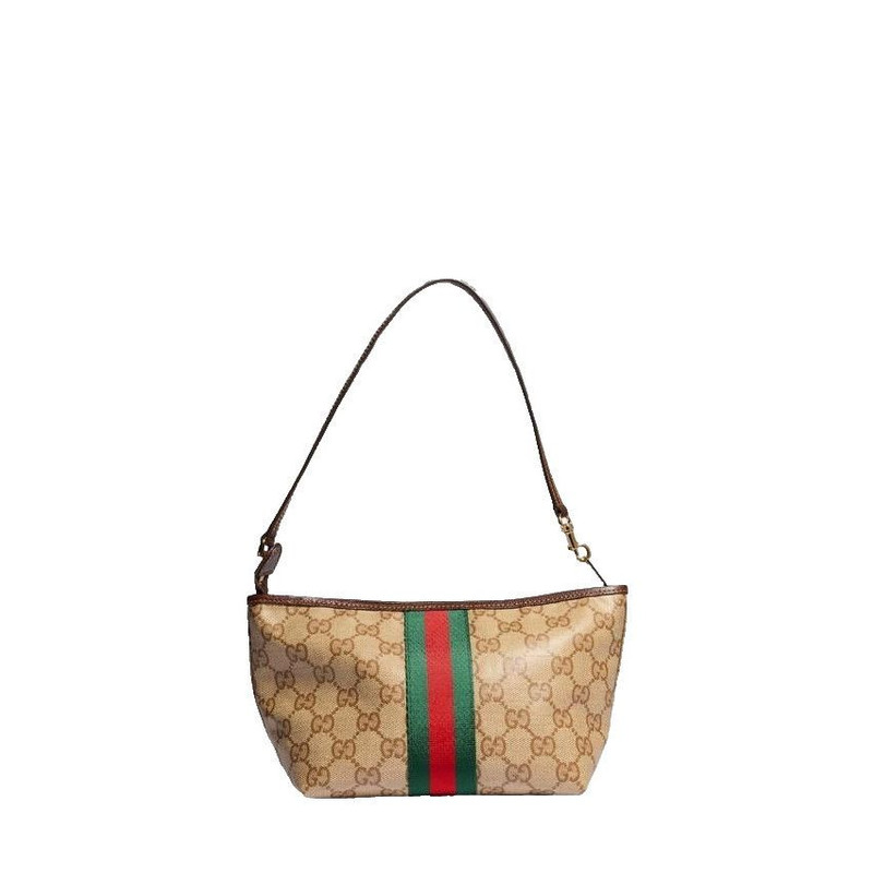 GUCCI $795 Small Beige Pouch New & Authentic - 1