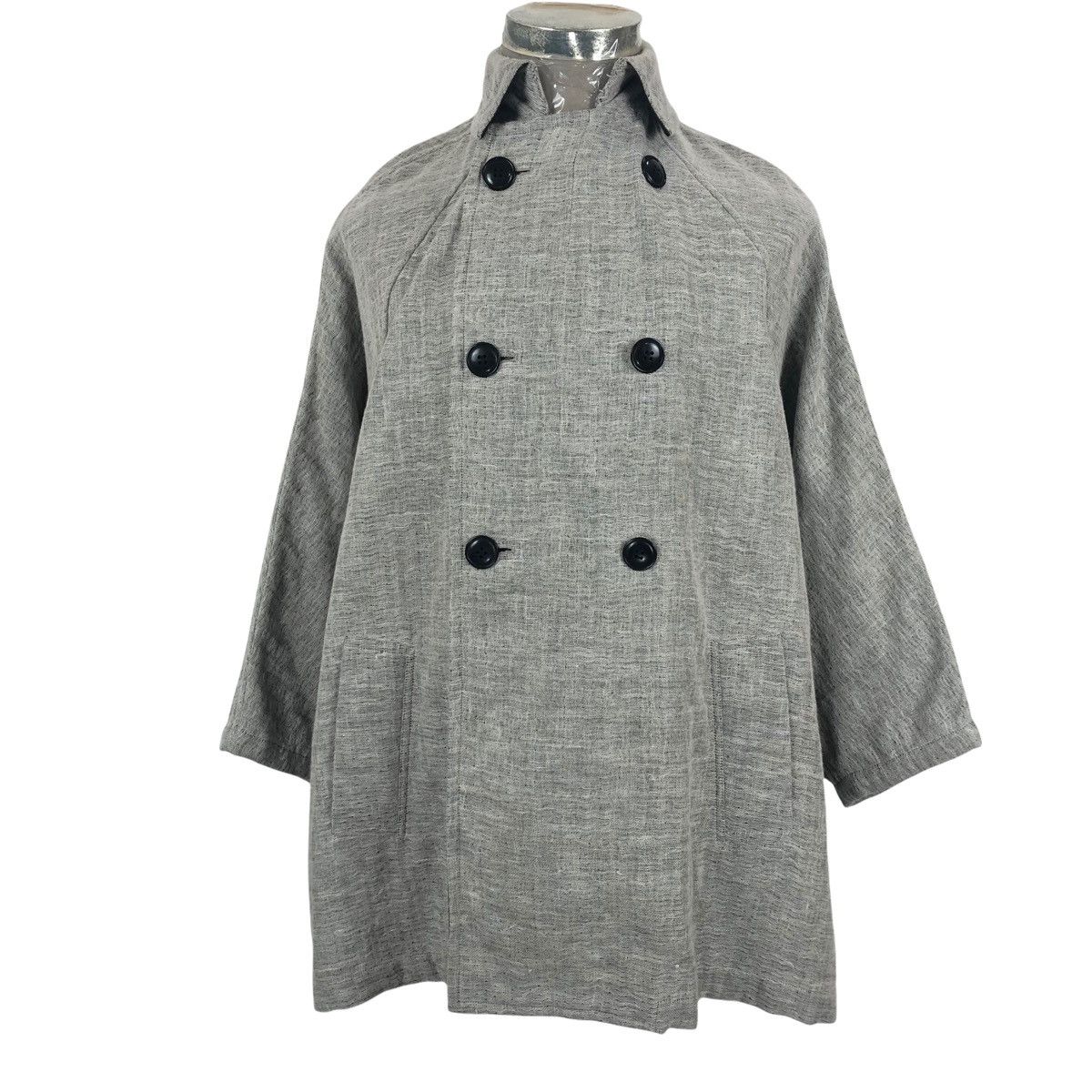 Vintage Y’s Yohji Yamamoto 2010 AW Wool Double Breasted Coat - 2