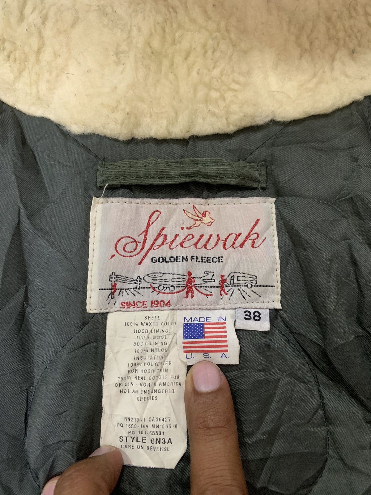 VINTAGE SPIEWAK WINTER JACKET WITH REAL FUR - 10