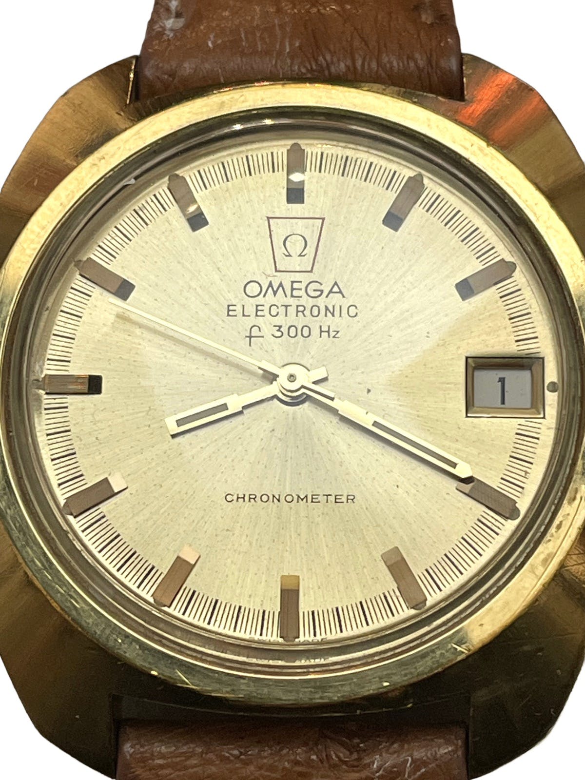 Omega - Vintage 1972 Gold Geneve Electronic Chronometer Watch - 4