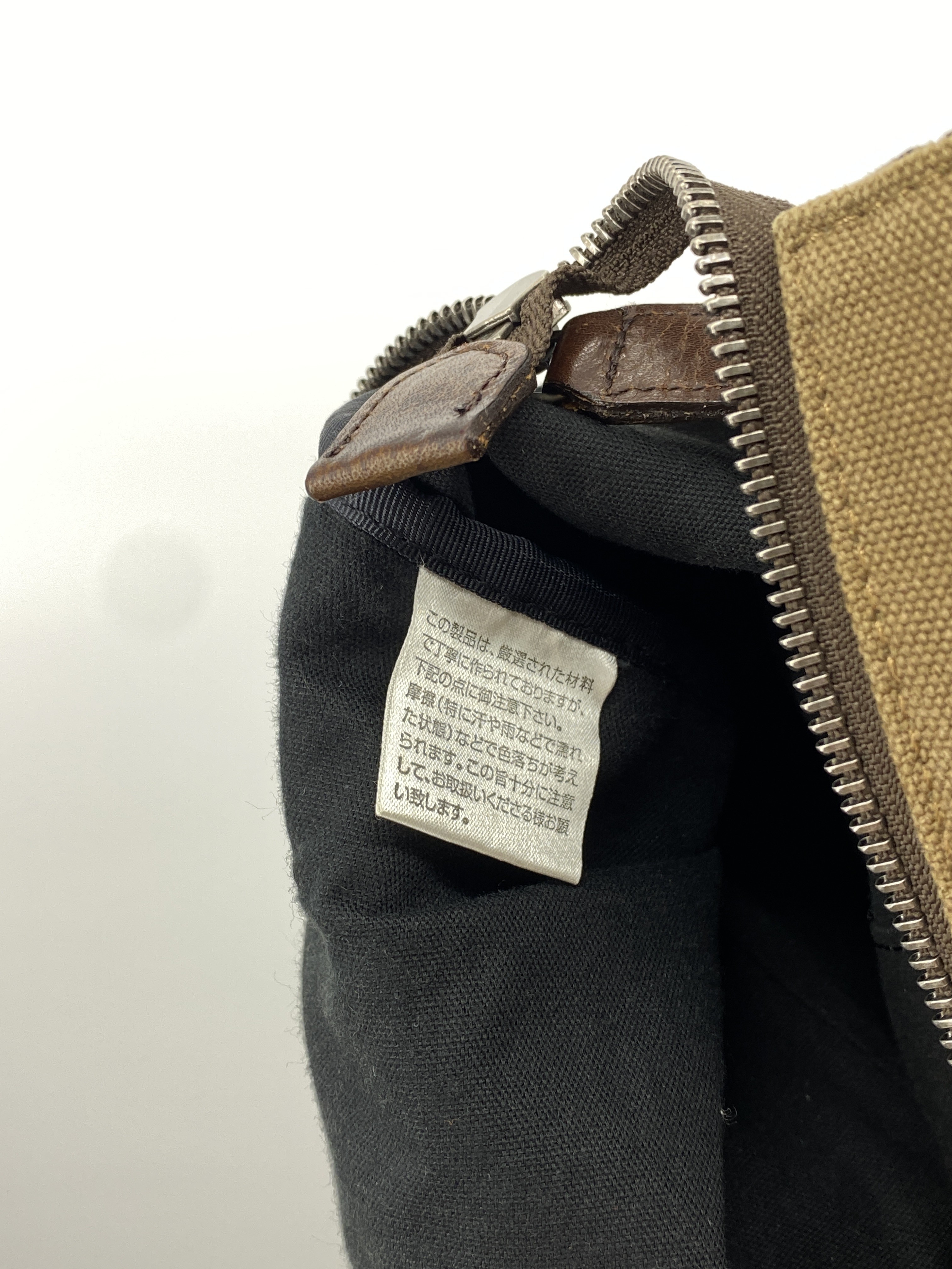 Canvas Leather Satchel Bag - 4