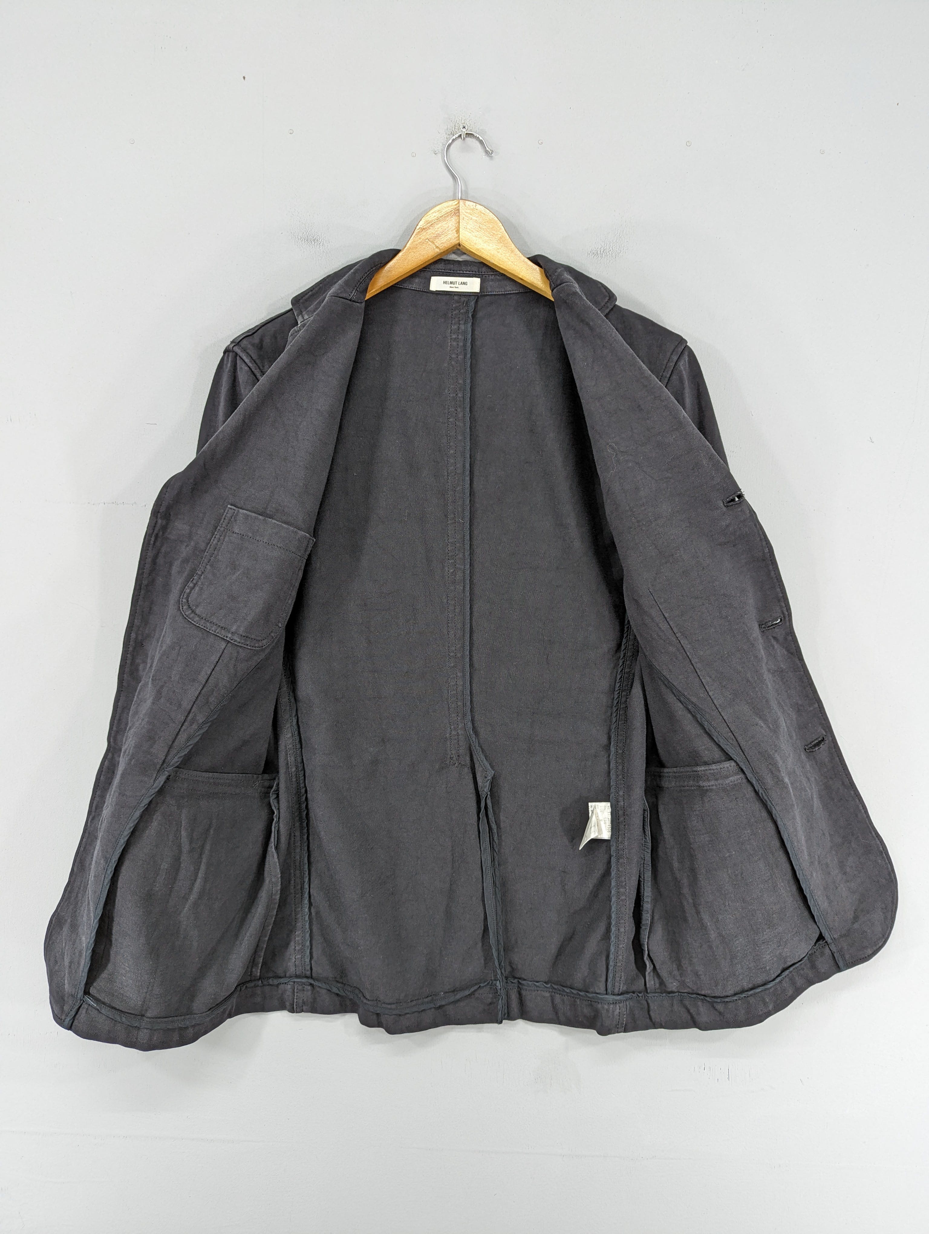 💥RARE💥Helmut Lang Faded Black Blazer Jacket - 5