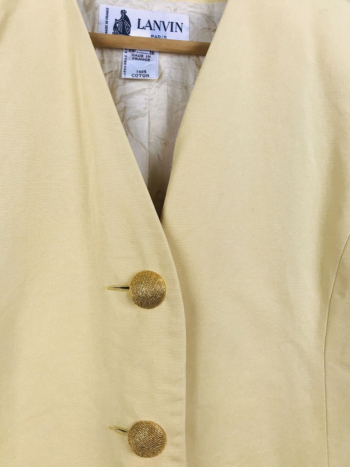 Lanvin Paris jacket with gold button - gh1519 - 3