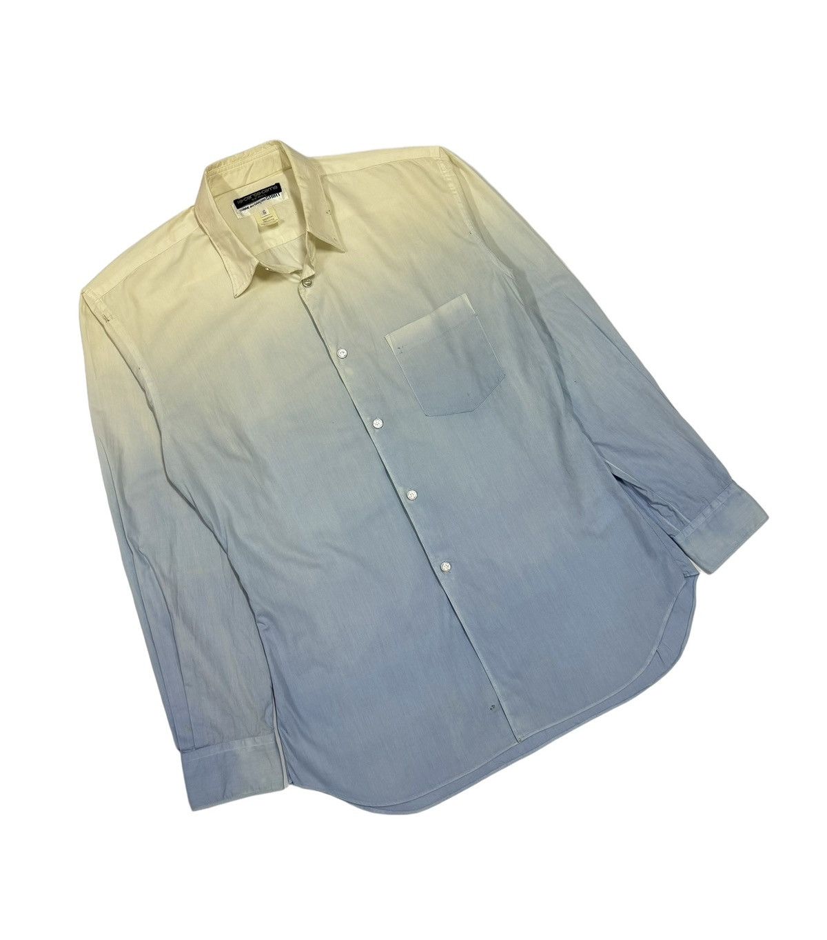 10 Corso Como Seoul X Comme Des Garcon Shirt Blue Dyed - 6