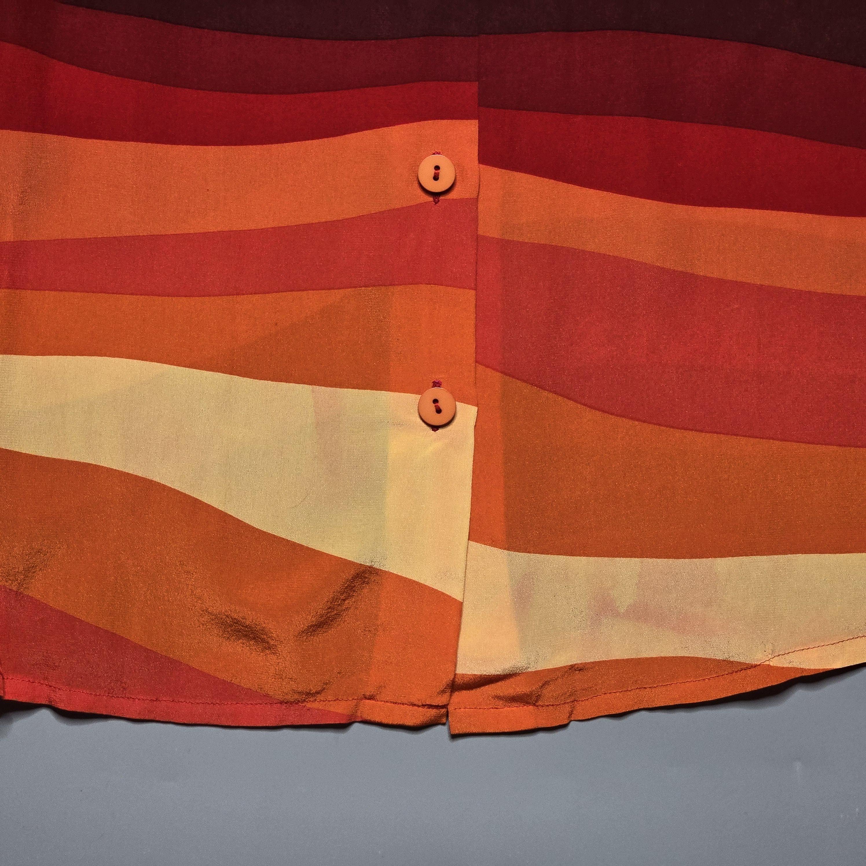 Alexander McQueen - SS96 Silk Flame Stripes Shirt - 7