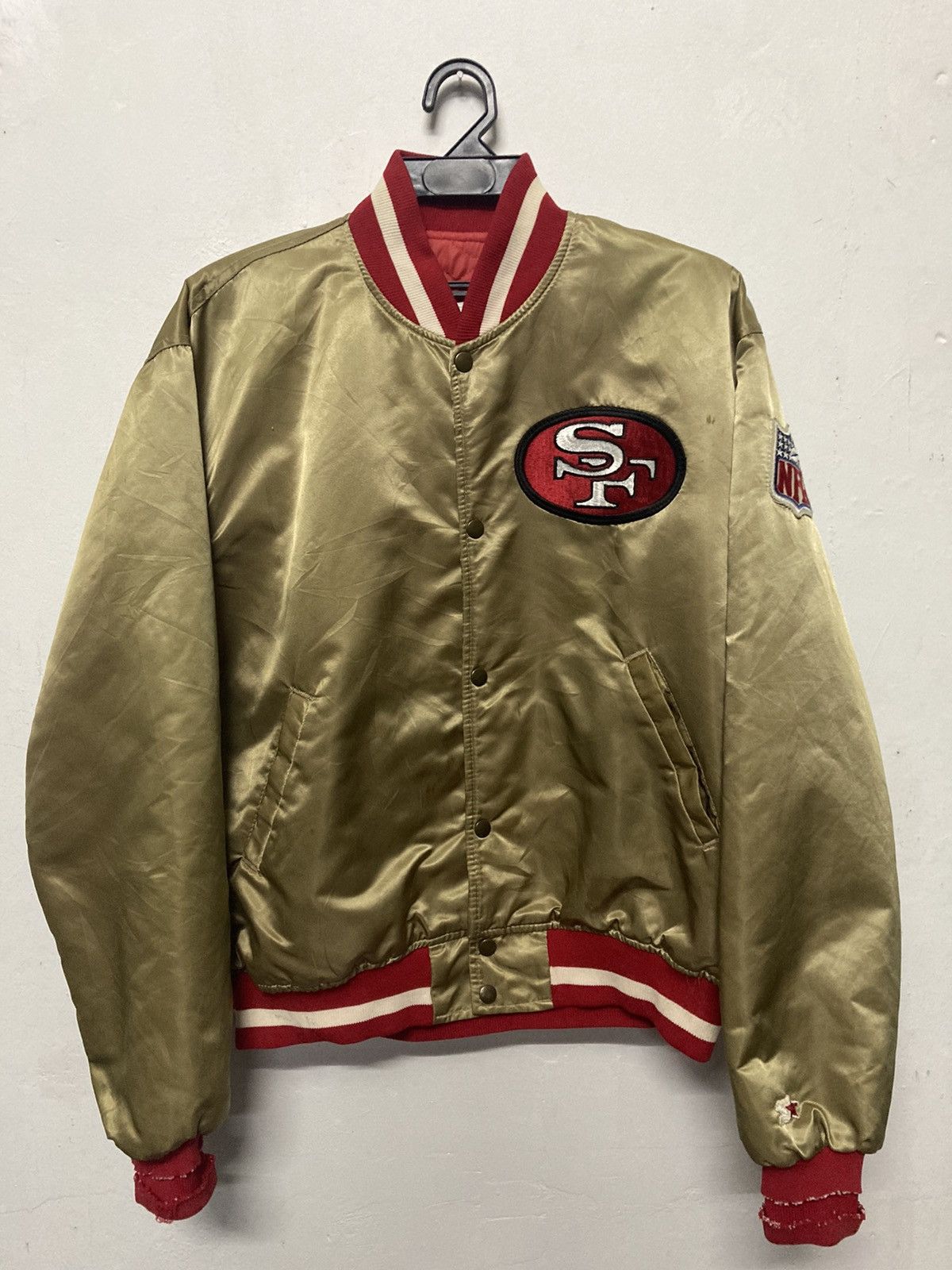 Vintage Rare Starter SF 49ers Satin Jacket - 1