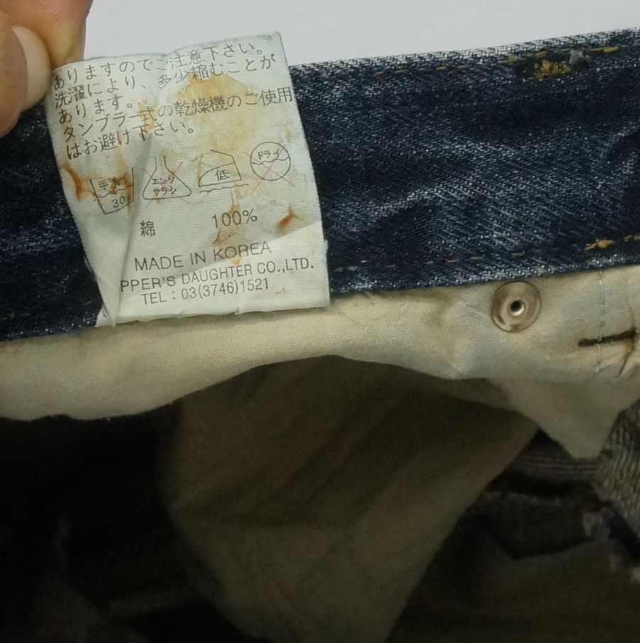 Archival Clothing - FUGA Vintage Distressed Double Waist Lowrise Flared Jeans - 21