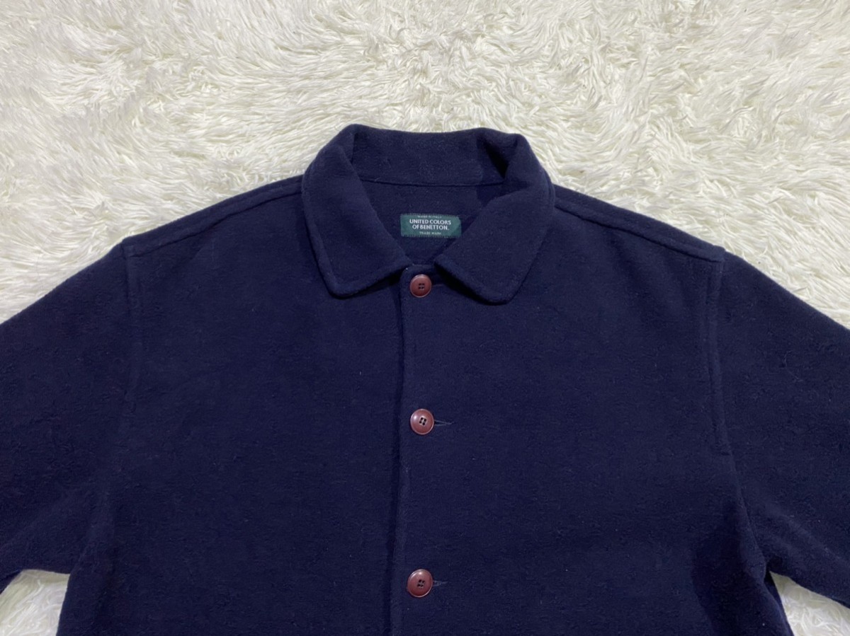 United Colors Of Benetton - United Colors of Benetton Wool Blend Overshirt Jacket Made in Italy - 2