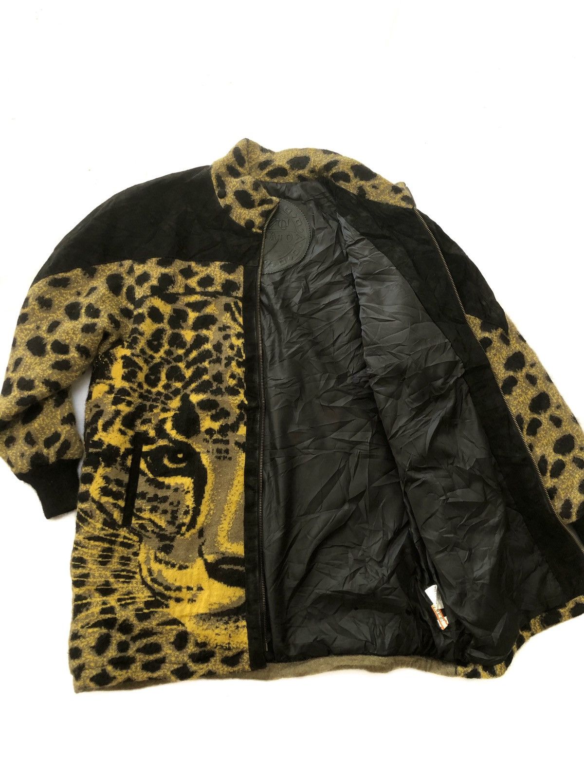 Designer - ❌RARE-Awesome Fur Leopard Style Fullprint Jacket Sz L aaa - 4