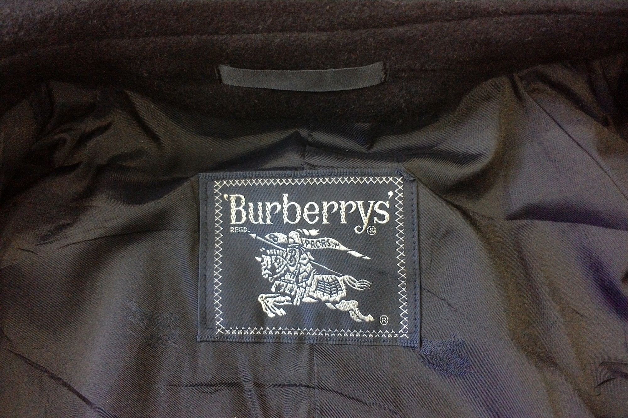 Vintage 80s Burberrys Prorsum Cashmere Wool Long Coat - 5