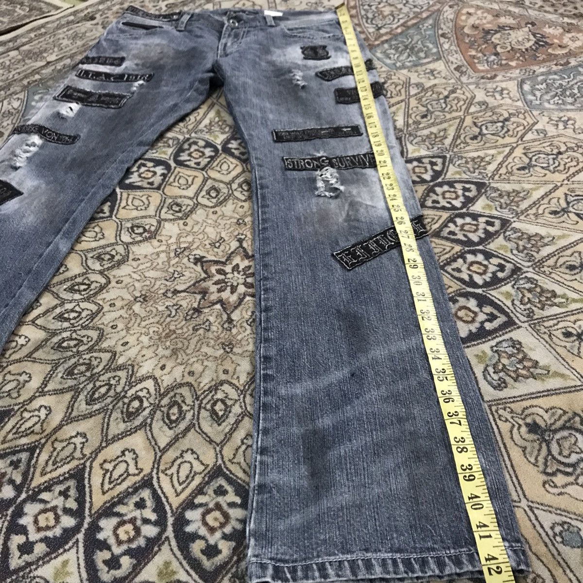 Japanese Brand - IN THE ATTIC Distressed Denim Dirty Patches Jeans - 15