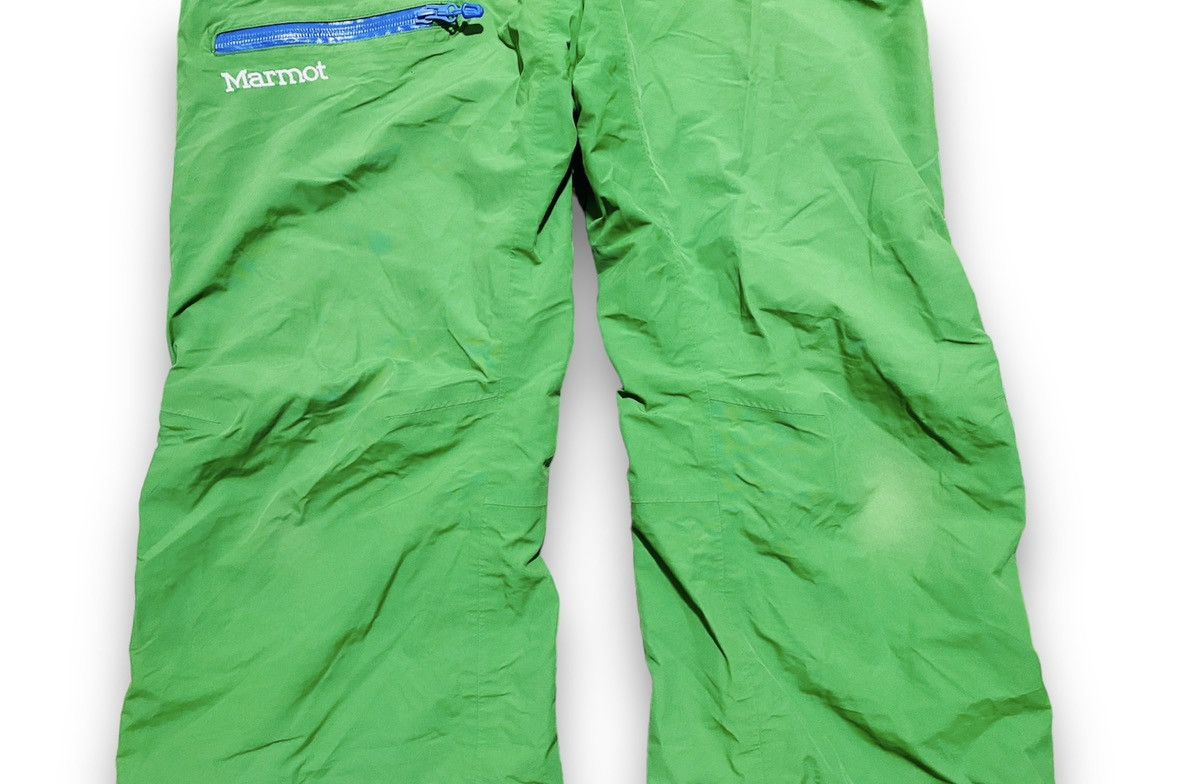 Marmot GTX Pants Trousers Skiing Hiking Outdoor Green Men XL - 6