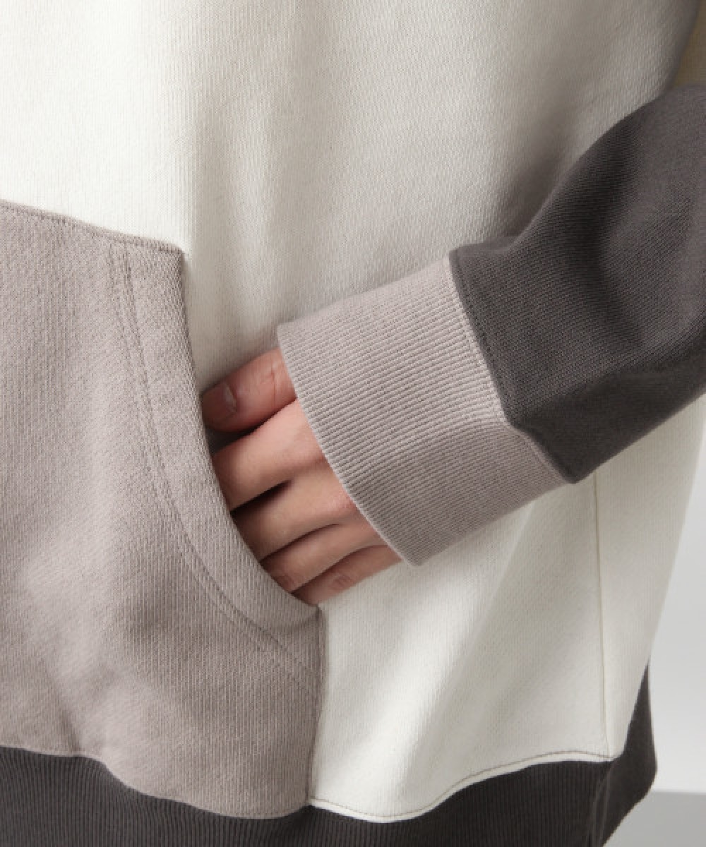 Hare - contrast block hoodie - 7