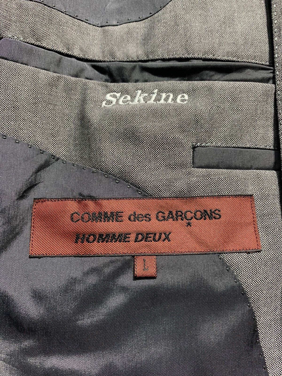 🔥CDG HOMME DEUX AD2007 WOOL CASUAL JACKETS - 12