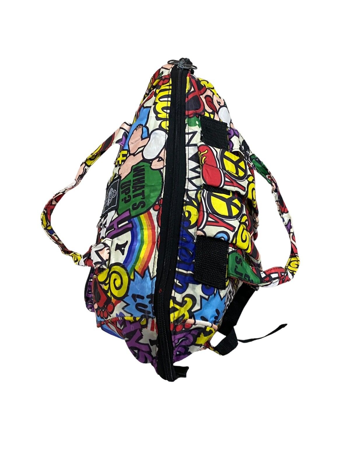 Vtg🔥Hysteric Mini All Over Print Characters 2 Way Backpack - 15