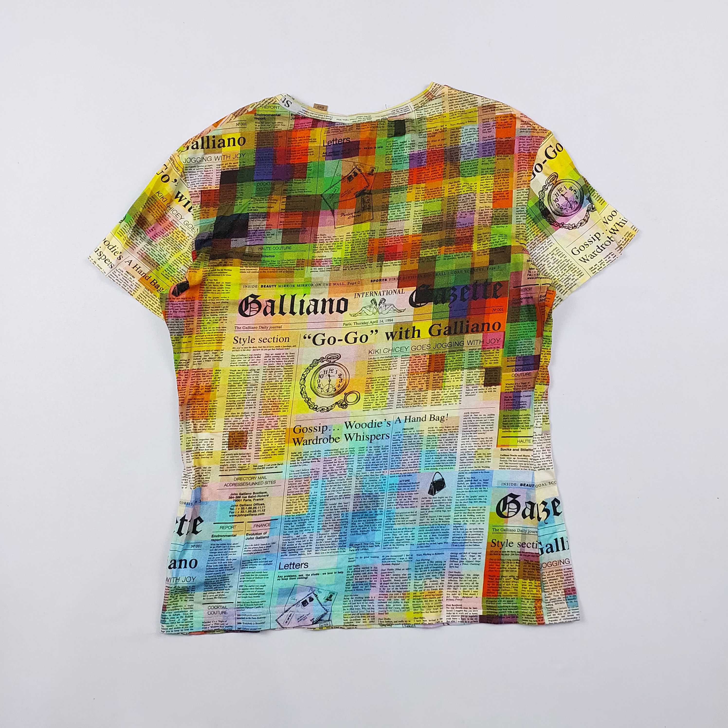 John Galliano - News Paper - Shirt - 2